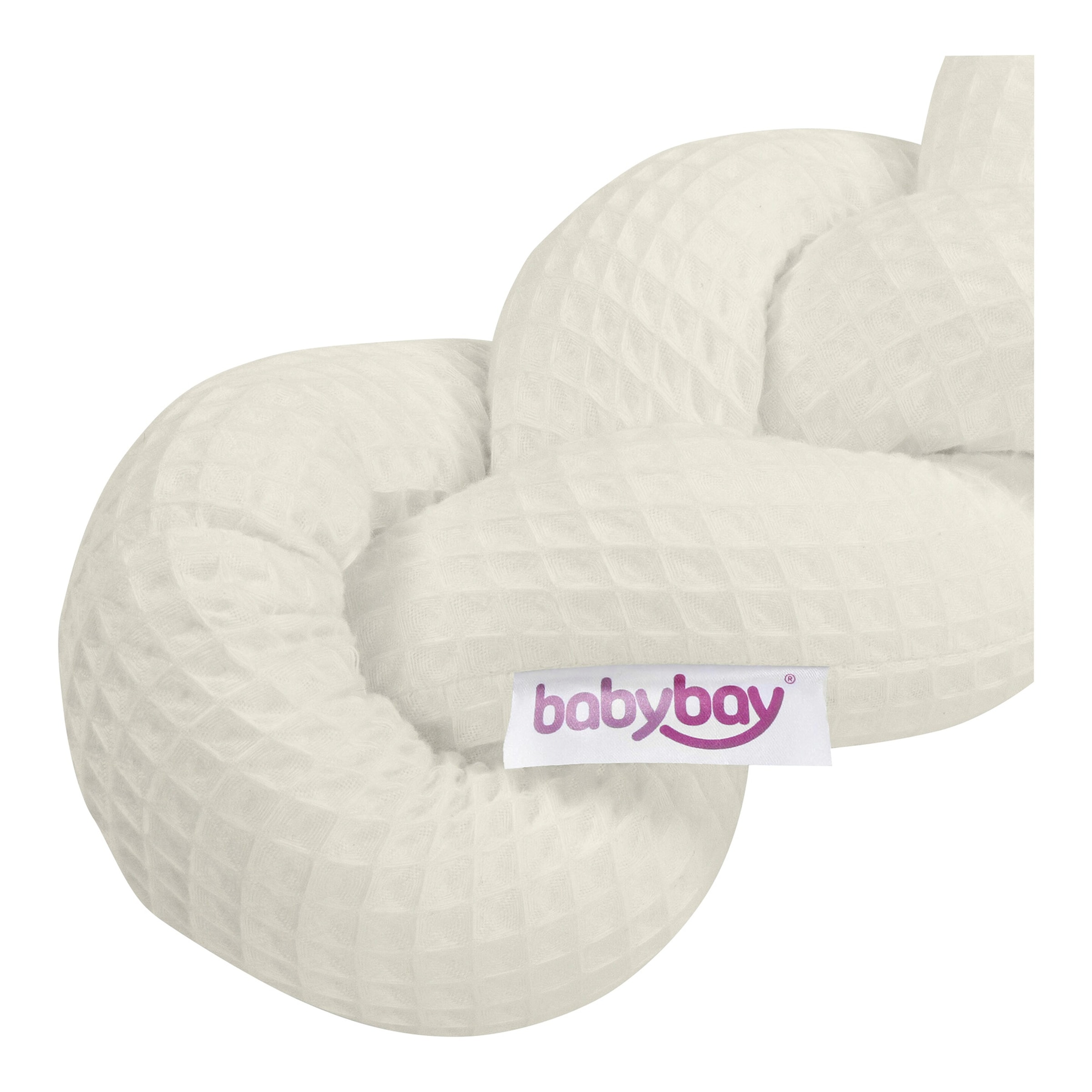 Babybay® Nestchenschlange Waffelpiqué geflochten 180 cm