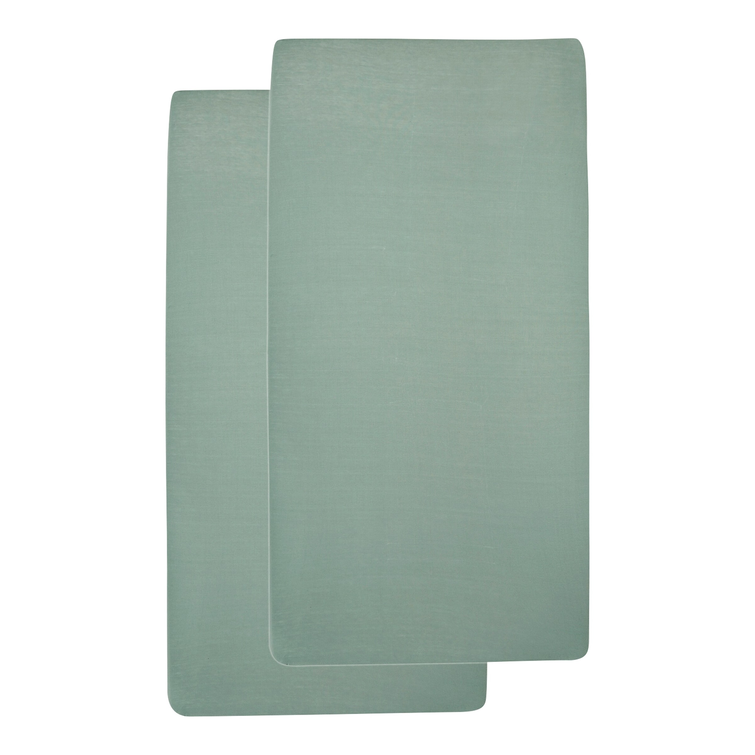 Meyco Baby 2er-Pack Jersey-Spannbetttücher 60x120 cm