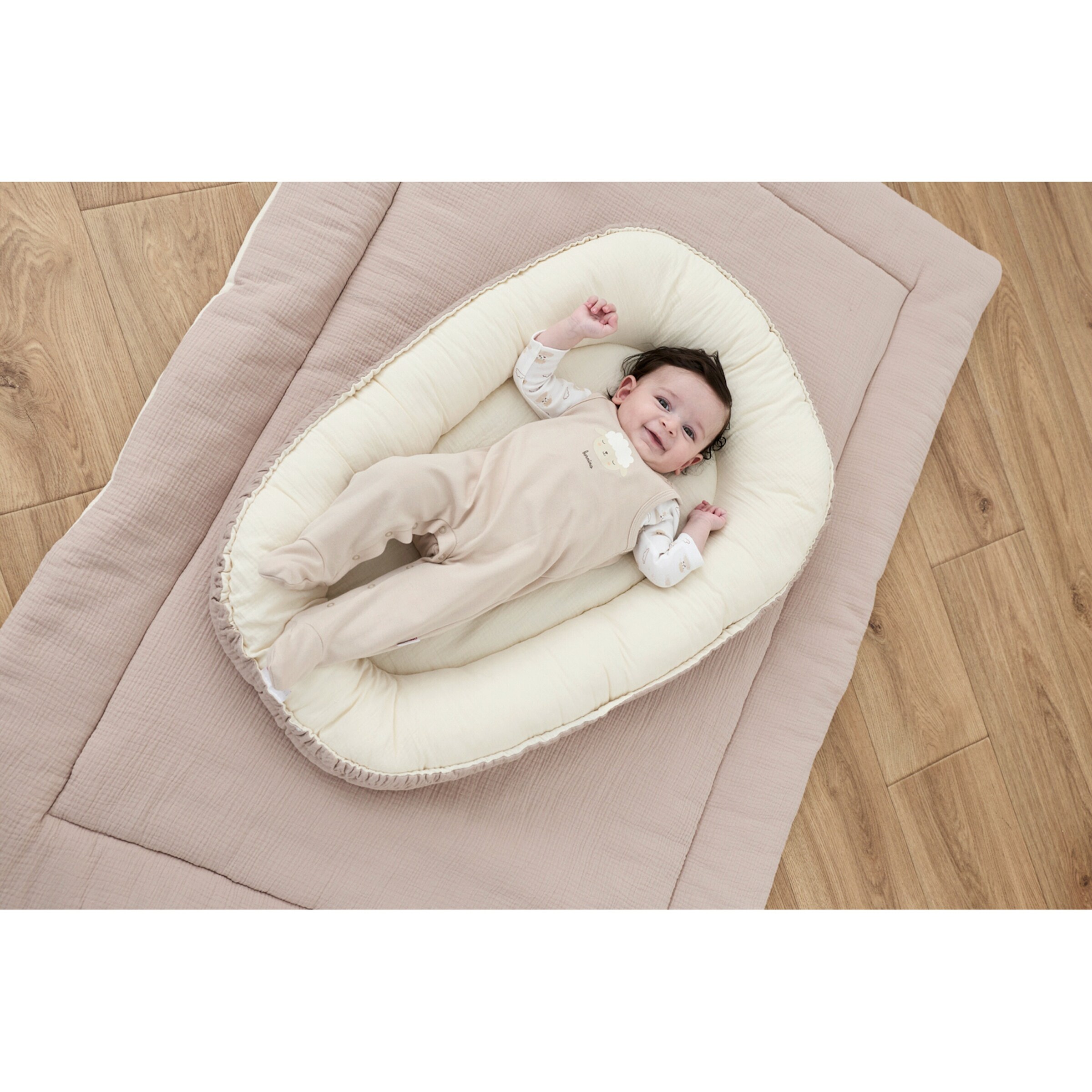 Bornino Home Kuschelnest Musselin 80x55 cm