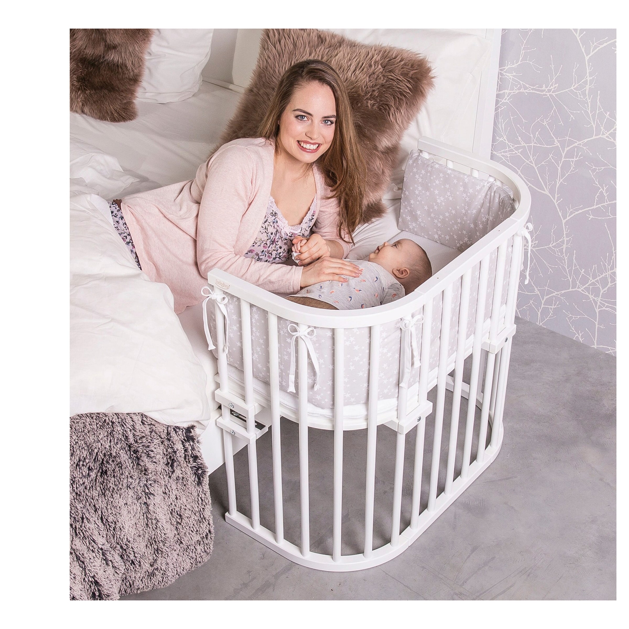Babybay® Beistellbett Original inkl. Matratze Classic Fresh