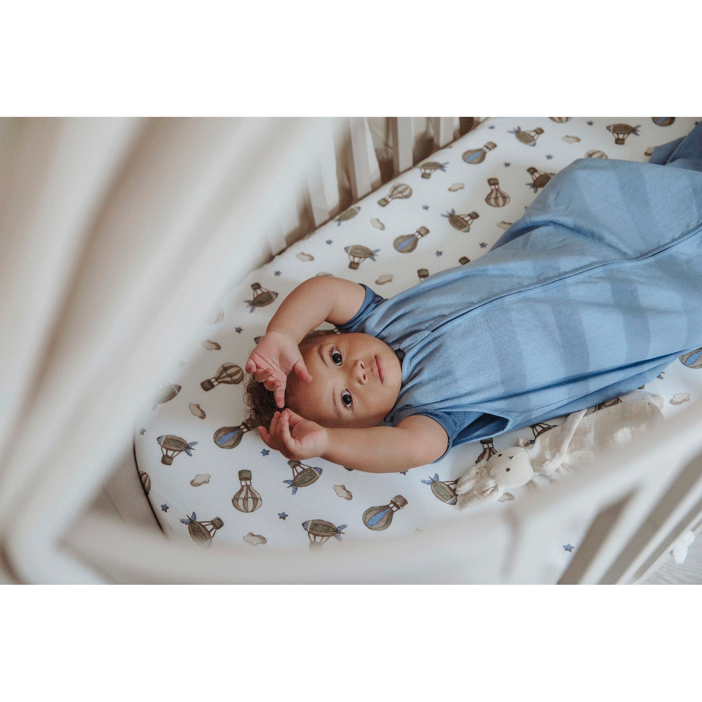 Meyco Baby Sommerschlafsack mit Leinen 0.5 TOG