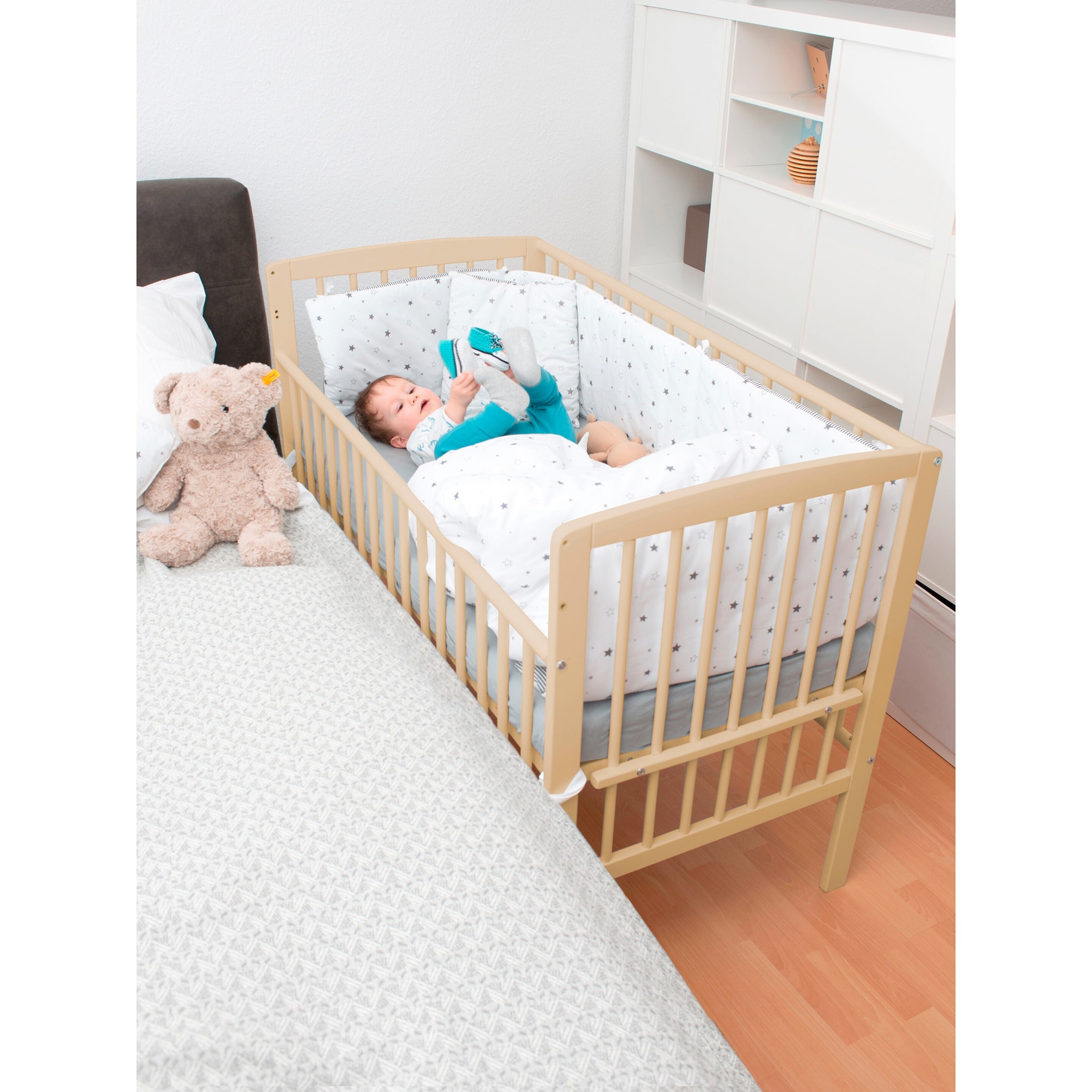Schardt Beistellbett Micky Plus 60x120 cm für Boxspringbetten