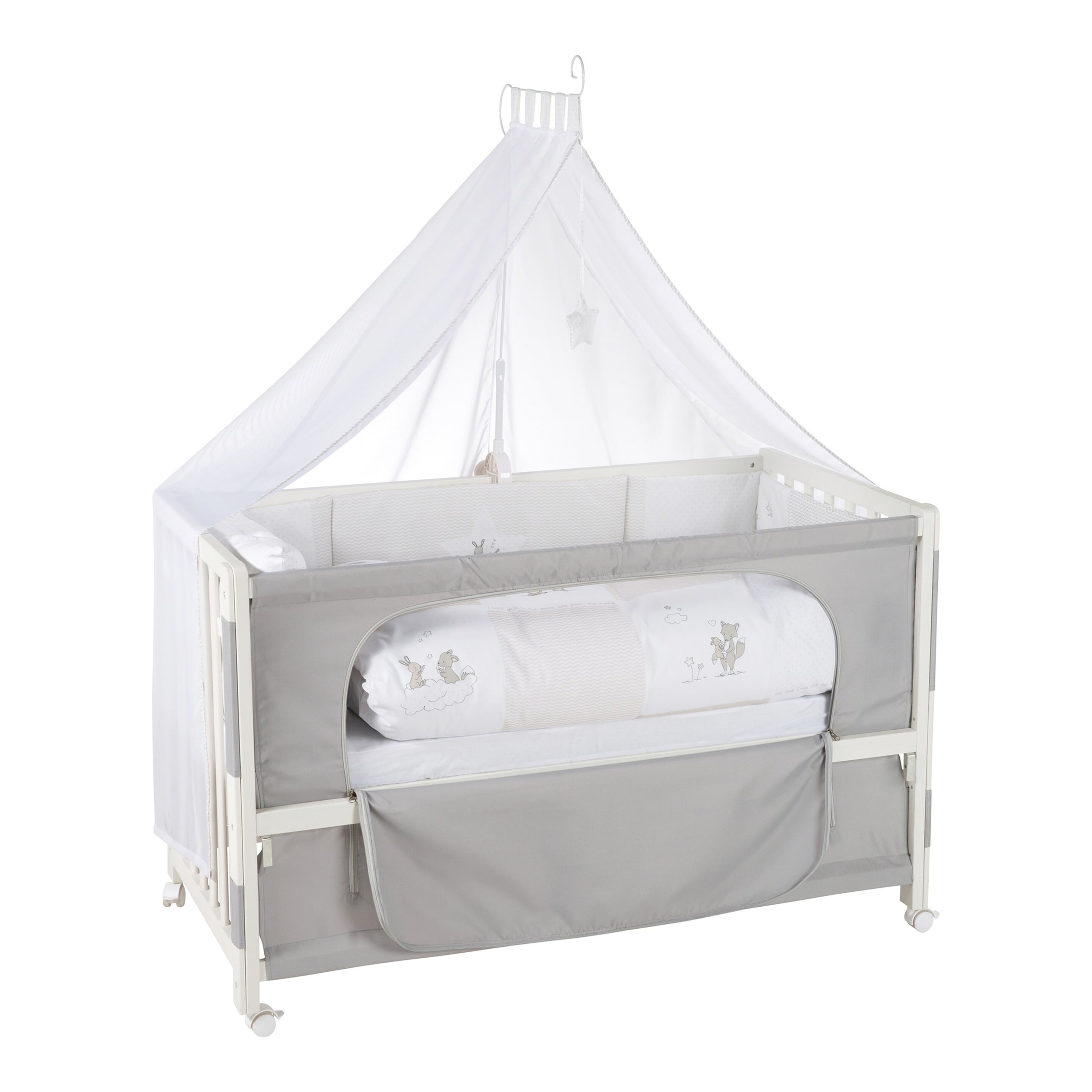 Roba Babybett Fox & Bunny 60x120 cm
