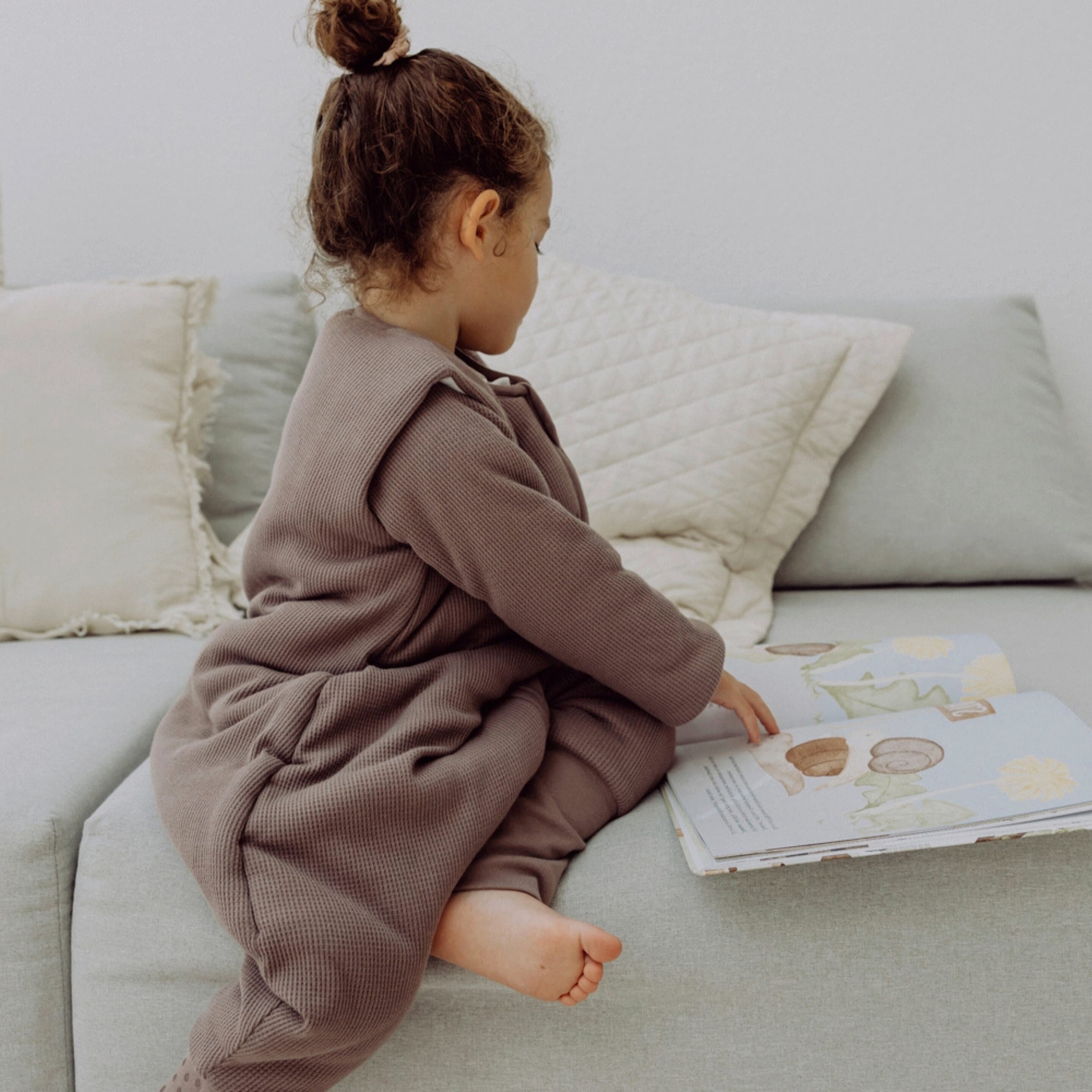 Emma & Noah Winter-Sleepoverall Essential mit abnehmbaren Ärmeln und Umschlag-Füßchen 3.5 TOG