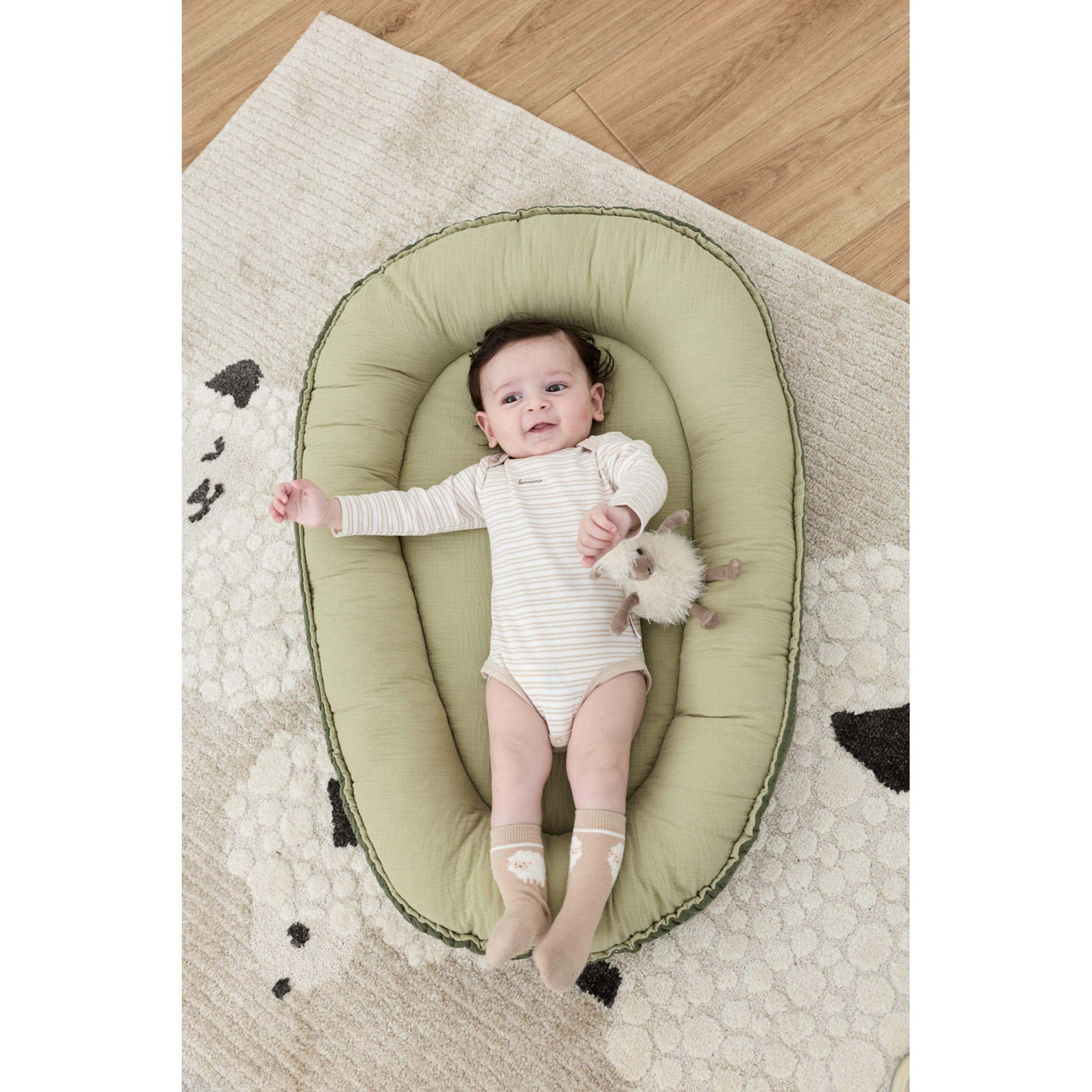 Bornino Home Kuschelnest Musselin 80x55 cm