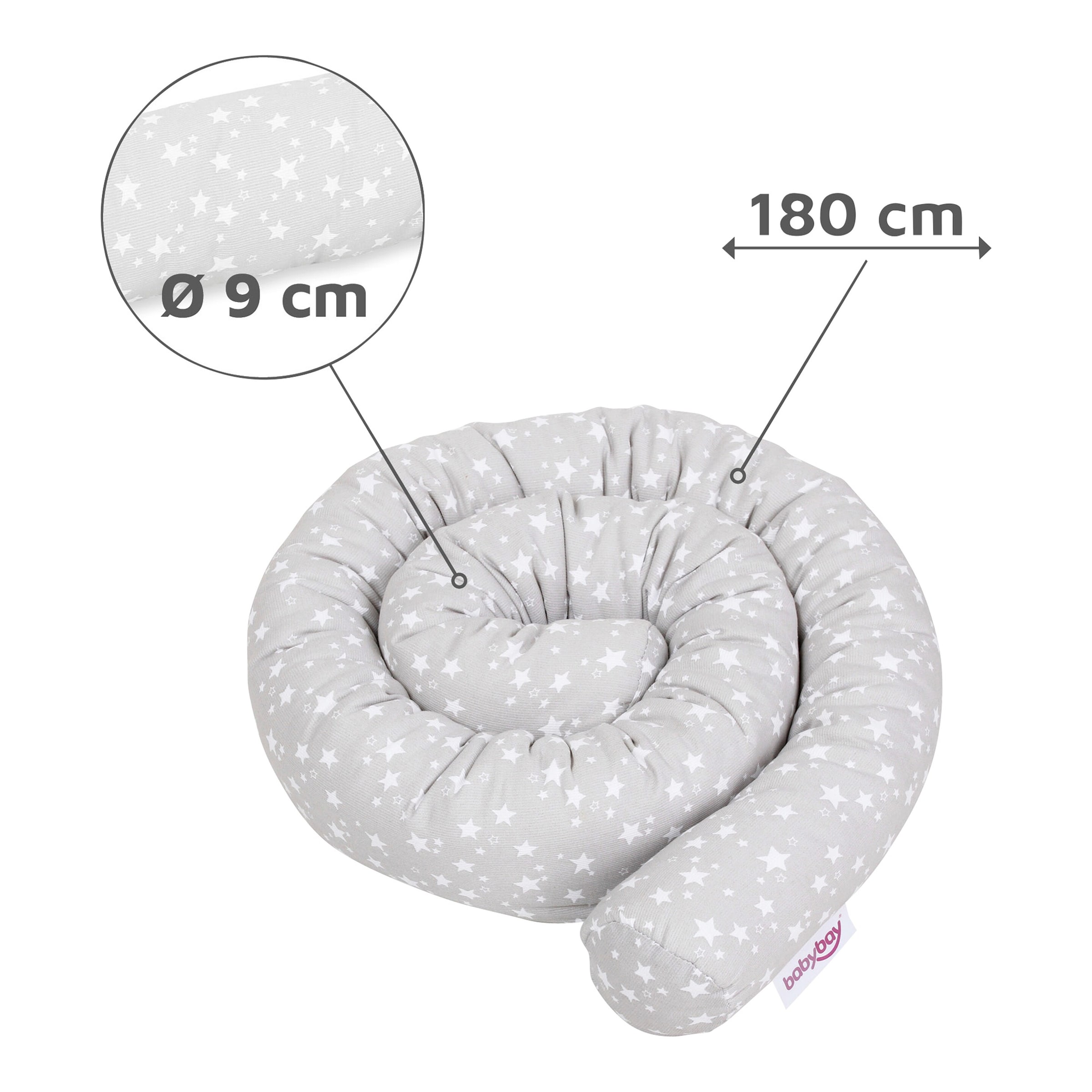 Babybay® Nestchenschlange Piqué für alle Modelle