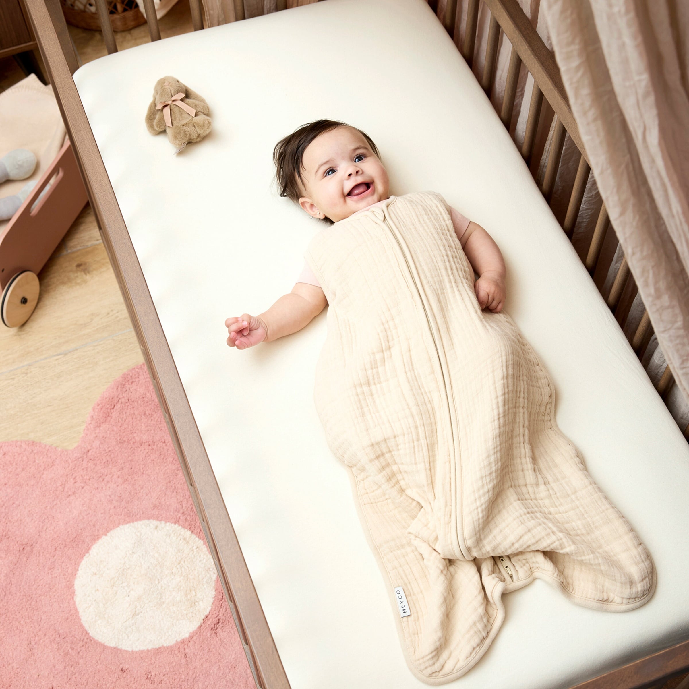 Meyco Baby 2er-Pack Jersey-Spannbetttücher 60x120 cm