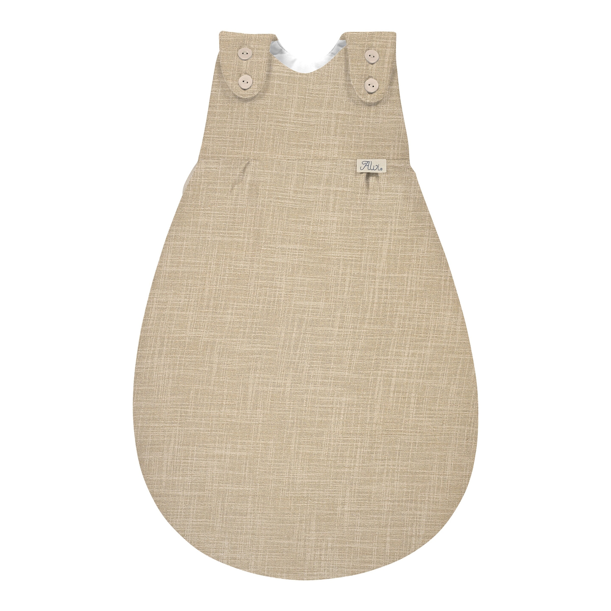 Alvi Baby-Mäxchen Ganzjahresschlafsack Slub Musselin 2.5 TOG