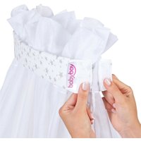 Babybay® Himmel Piqué mit Band passend für alle babybay Modelle