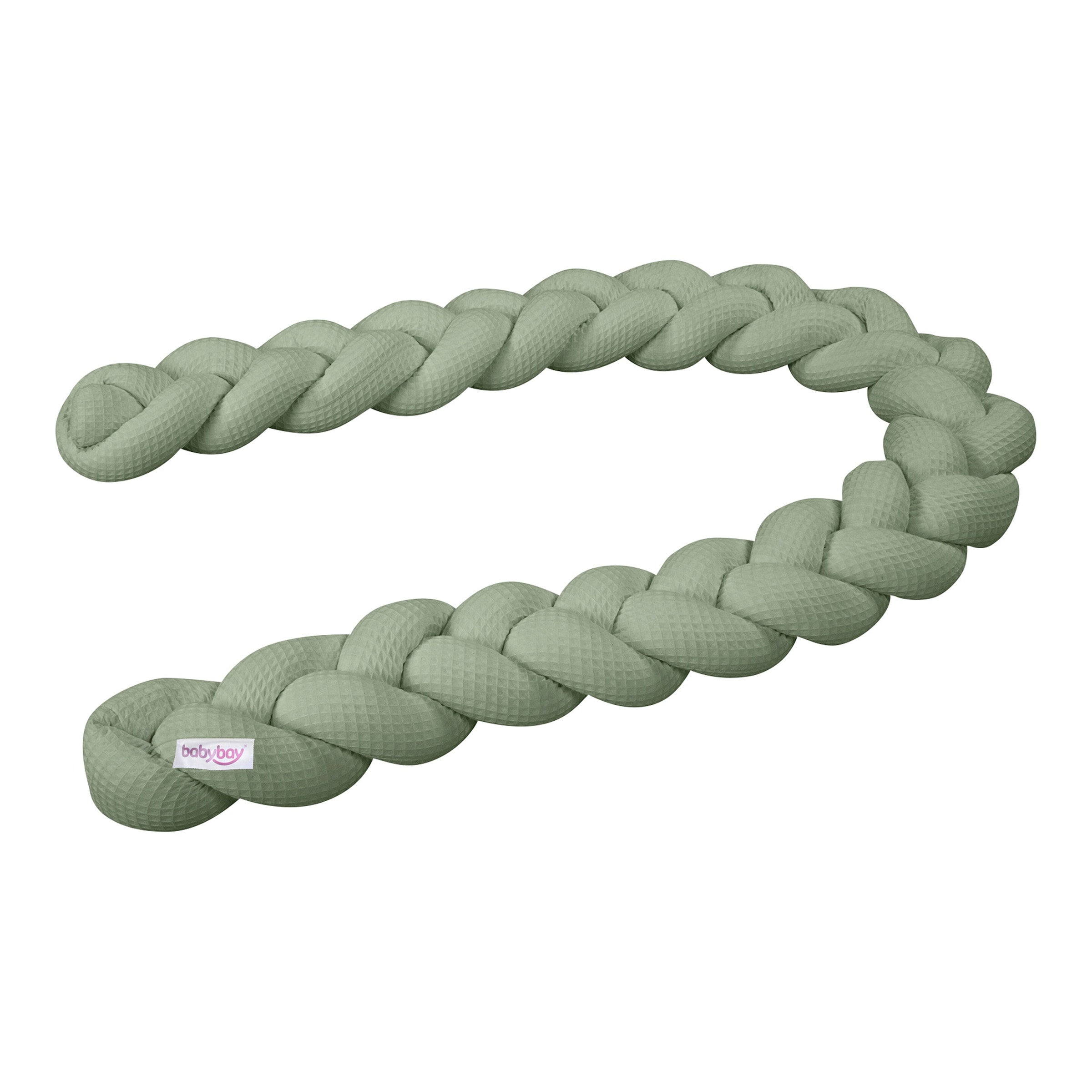 Babybay® Nestchenschlange Waffelpiqué geflochten 180 cm