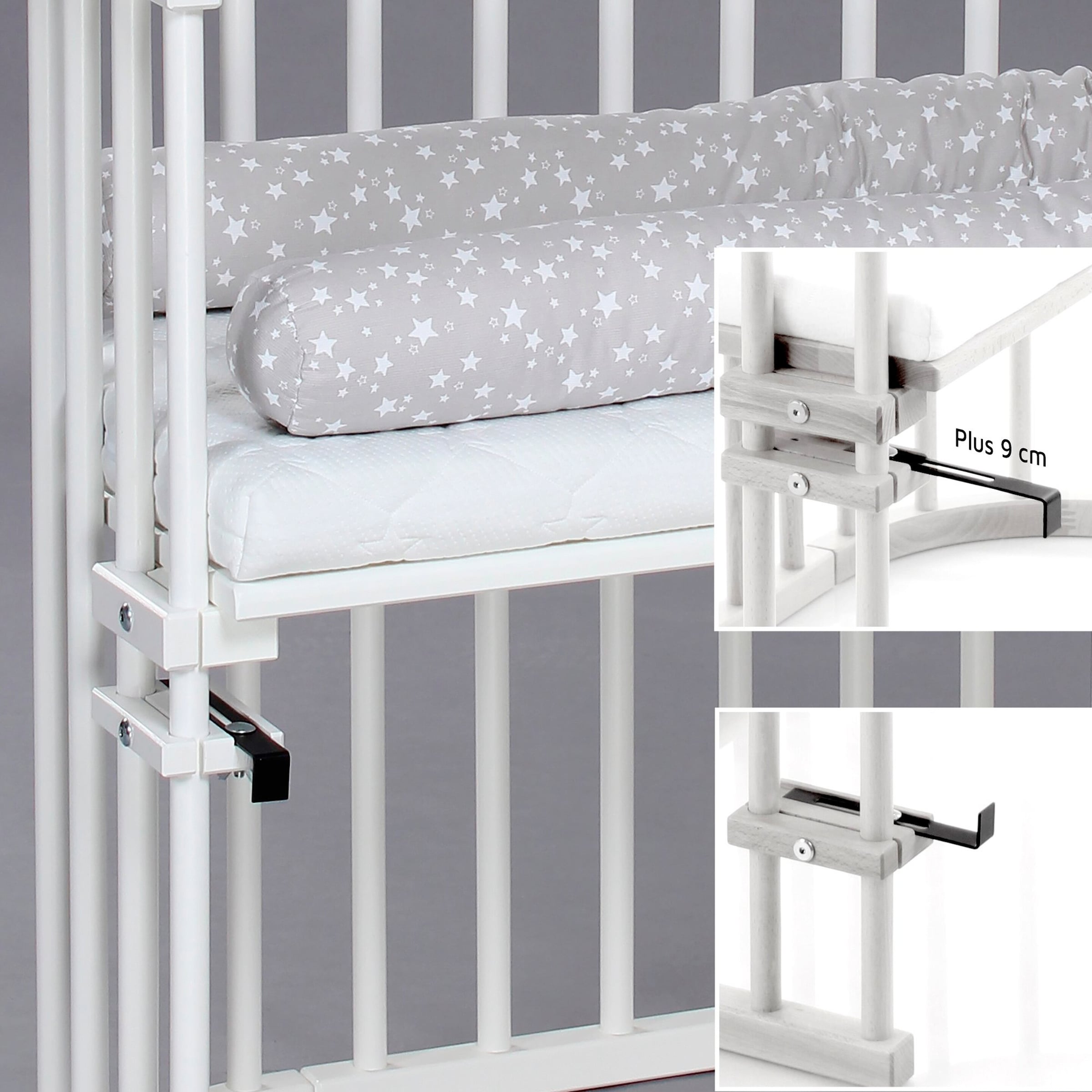 Babybay® Beistellbett Maxi inkl. Matratze Classic Fresh