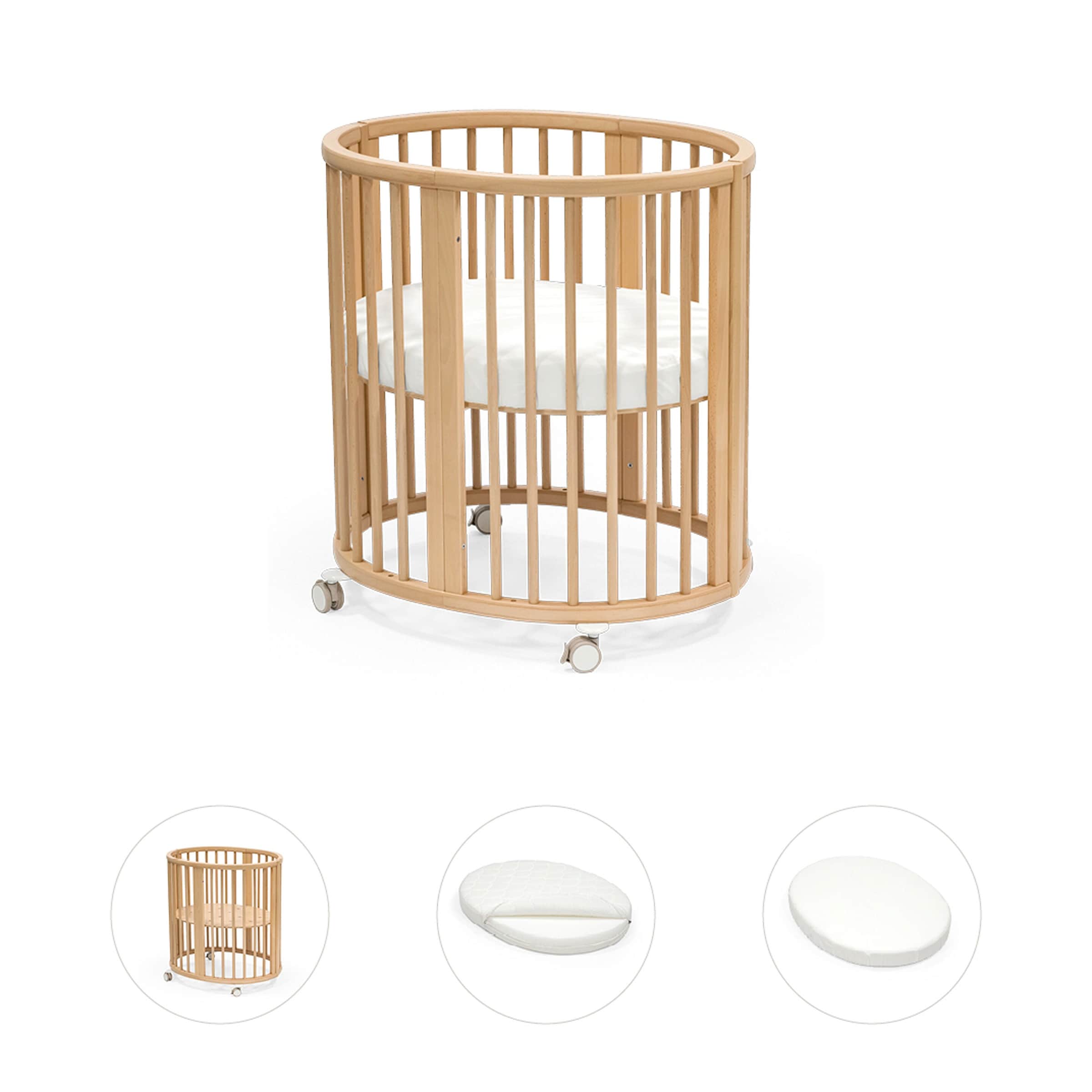 Stokke® Sleepi™ Bundle Sleepi Mini inkl. Matratze und Spannbetttuch