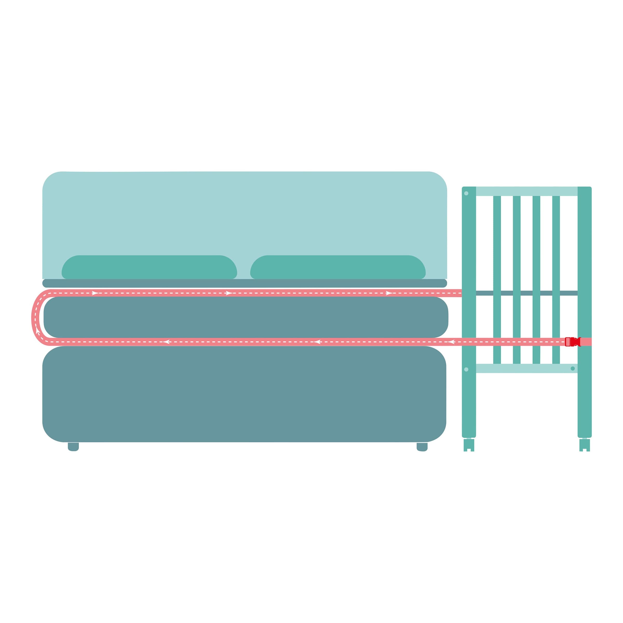 Fillikid Beistellbett Cocon