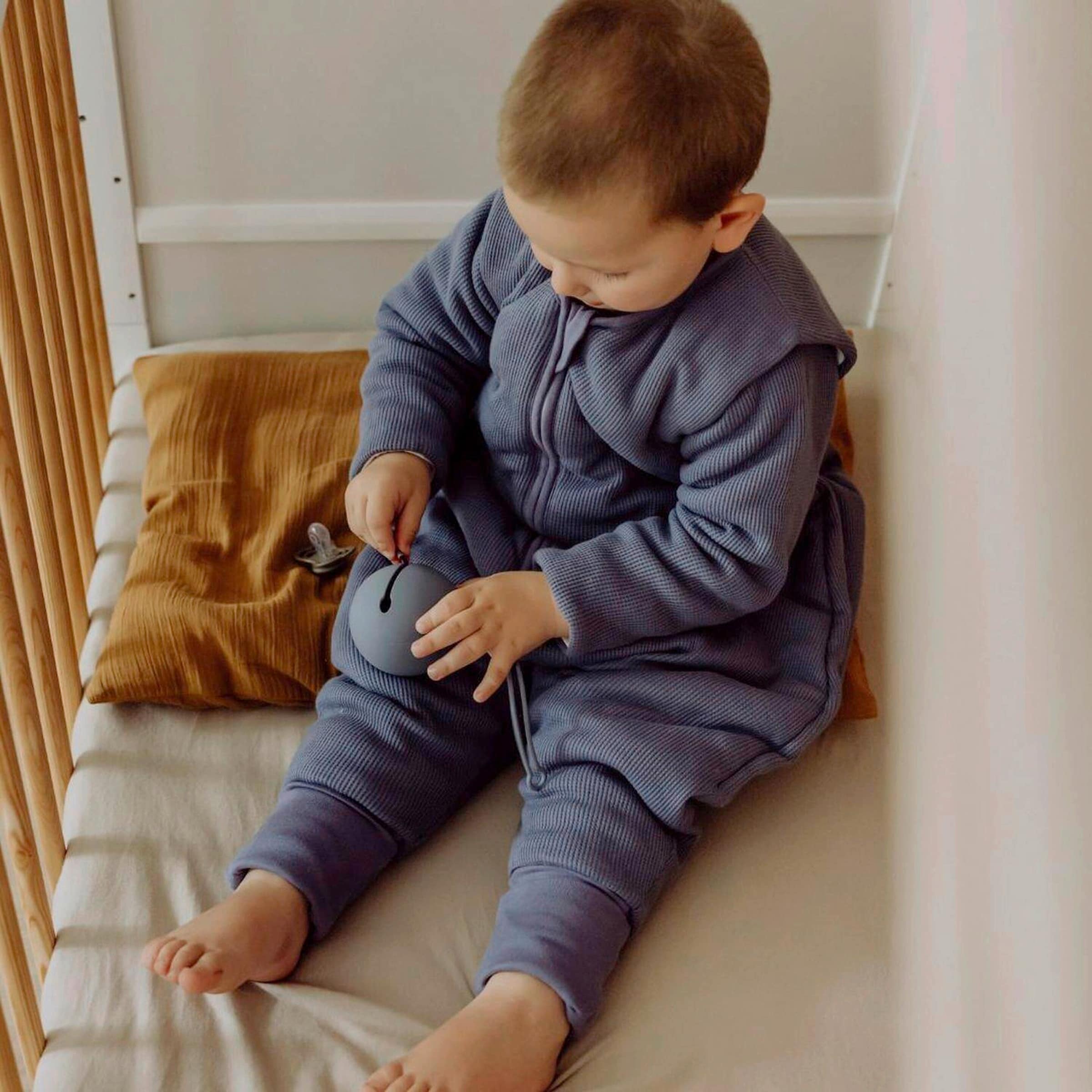 Emma & Noah Winter-Sleepoverall Essential mit abnehmbaren Ärmeln und Umschlag-Füßchen 3.5 TOG