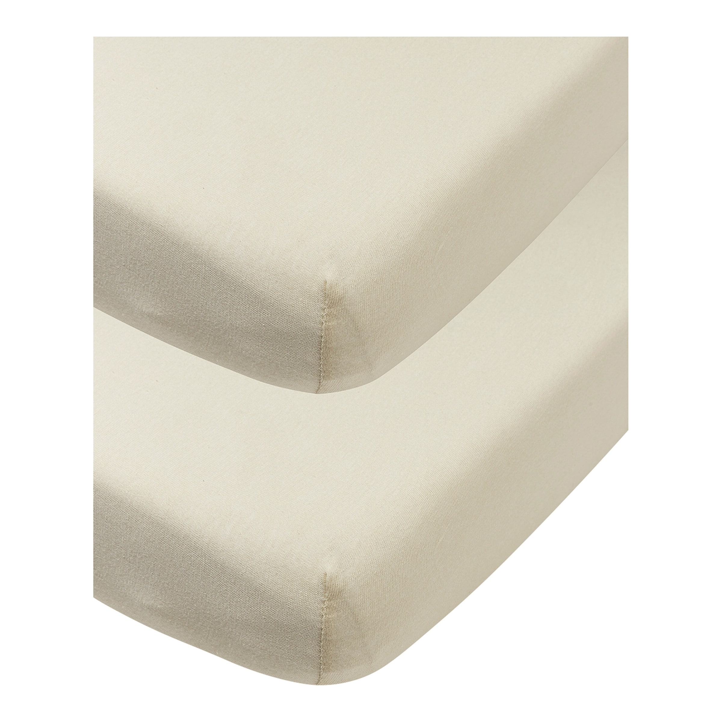Meyco Baby 2er-Pack Jersey-Spannbetttücher 40x80 - 40x90cm