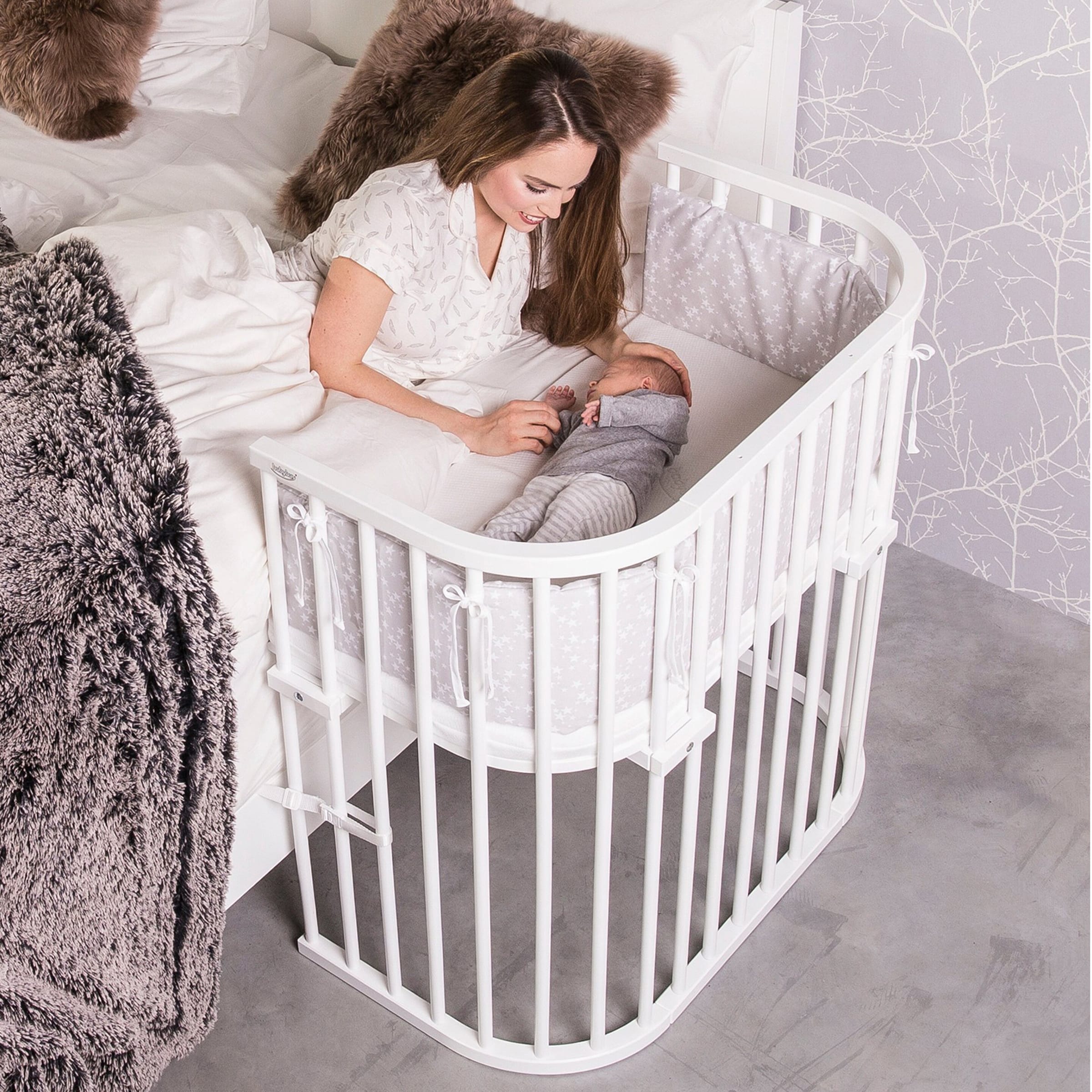 Babybay® Beistellbett Boxspring 89x51 cm