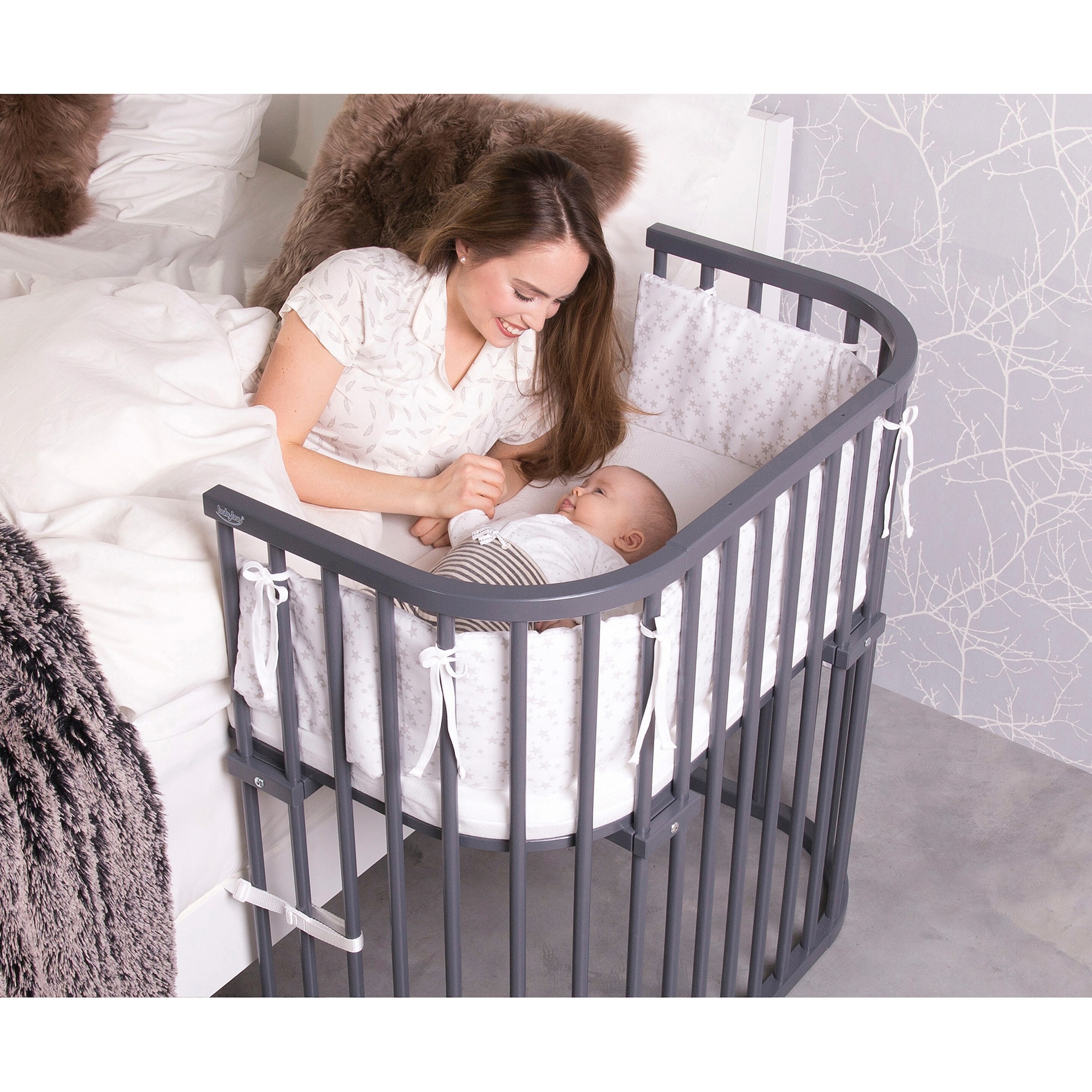Babybay® Beistellbett Boxspring 89x51 cm
