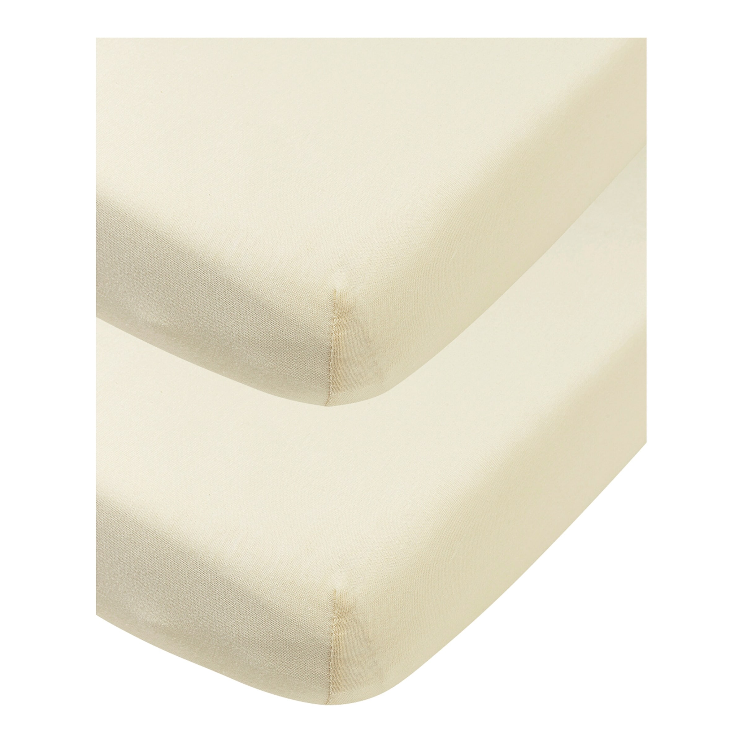 Meyco Baby 2er-Pack Jersey-Spannbetttücher 60x120 cm