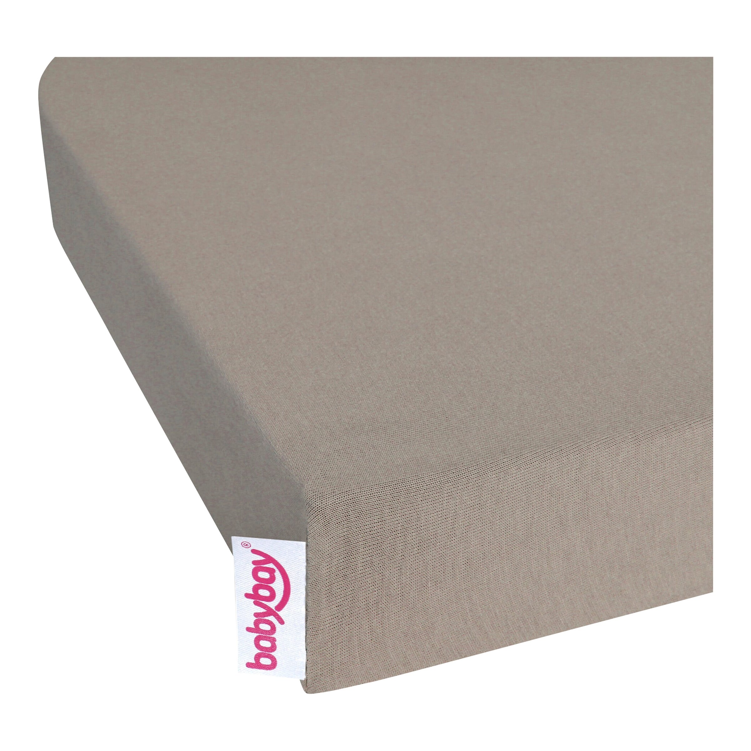 Babybay® Jersey-Spannbetttuch Deluxe für Beistellbett Maxi, Midi, Boxspring, Comfort und Comfort Plus