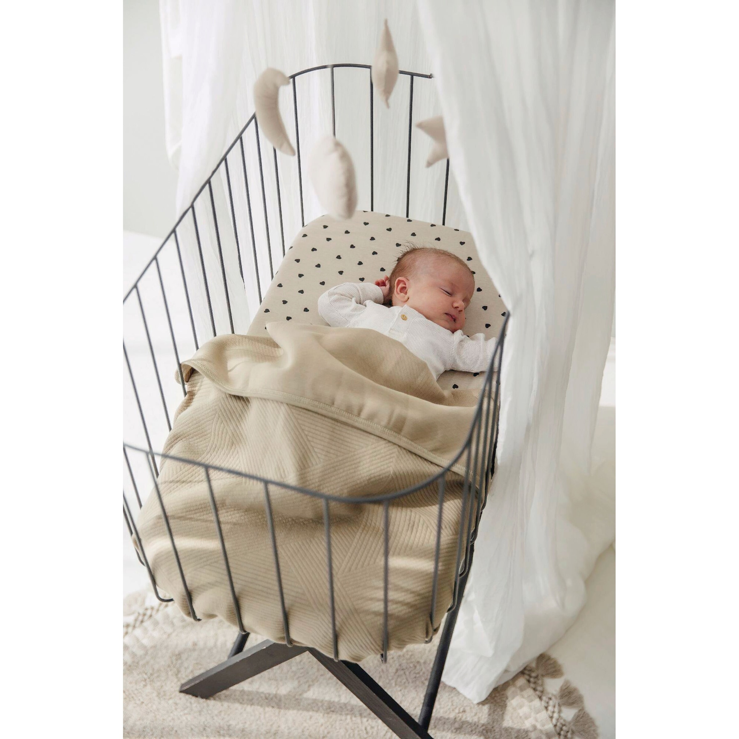 Meyco Baby Jersey-Spannbetttuch 50x90 cm