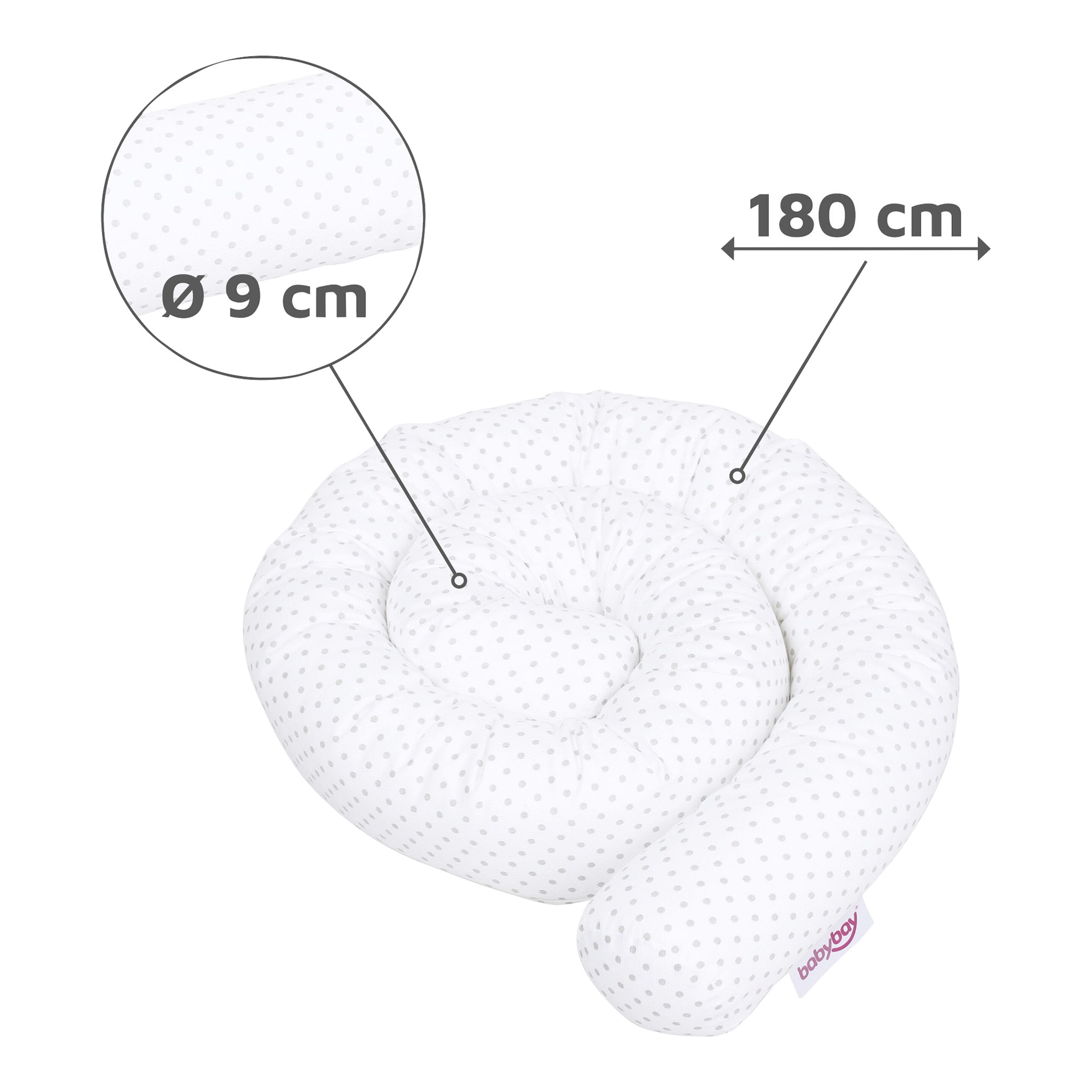 Babybay® Nestchenschlange Piqué für alle Modelle