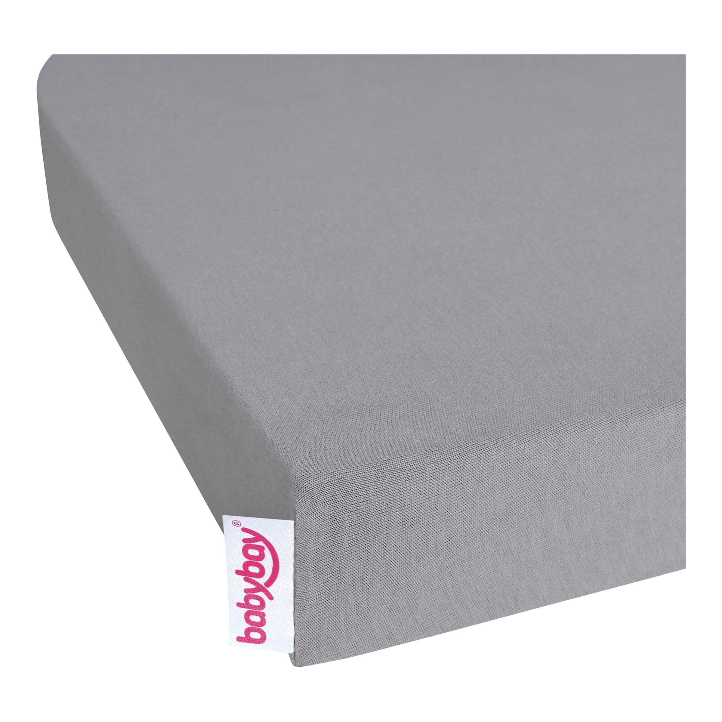 Babybay® 2er-Pack Jersey-Spannbetttücher Deluxe für Beistellbett Original
