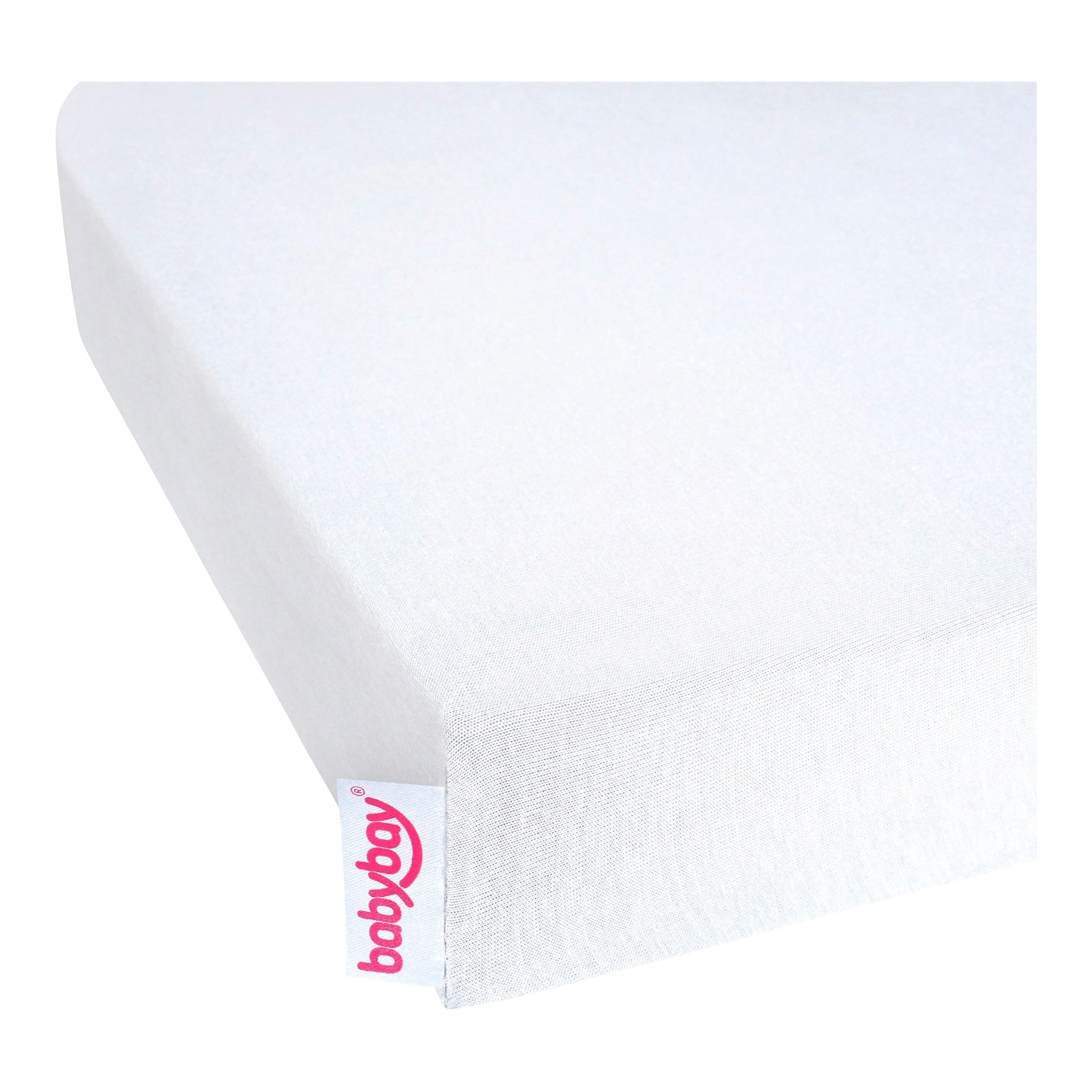 Babybay® Jersey-Spannbetttuch für Beistellbett Original 81x42 cm