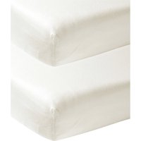 Meyco Baby 2er-Pack Jersey-Spannbetttücher 50x90 cm