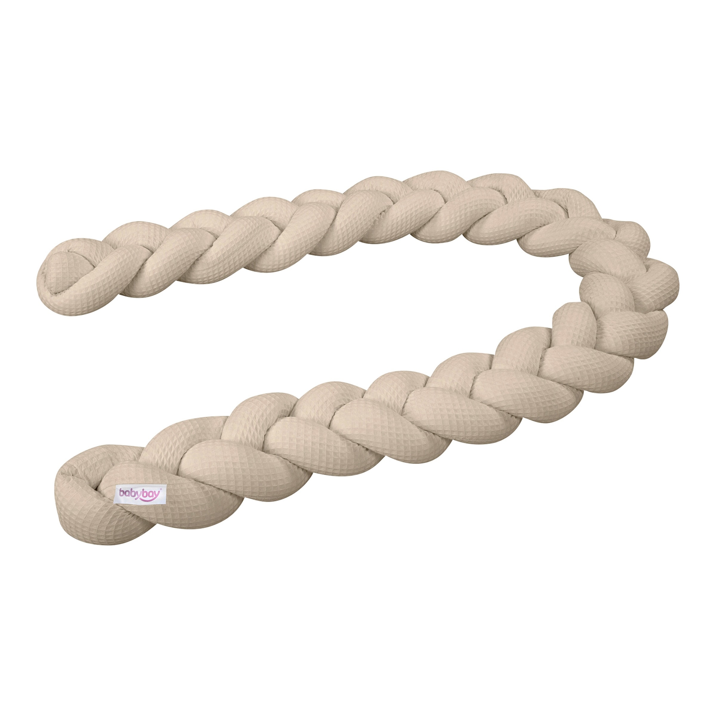 Babybay® Nestchenschlange Waffelpiqué geflochten 180 cm