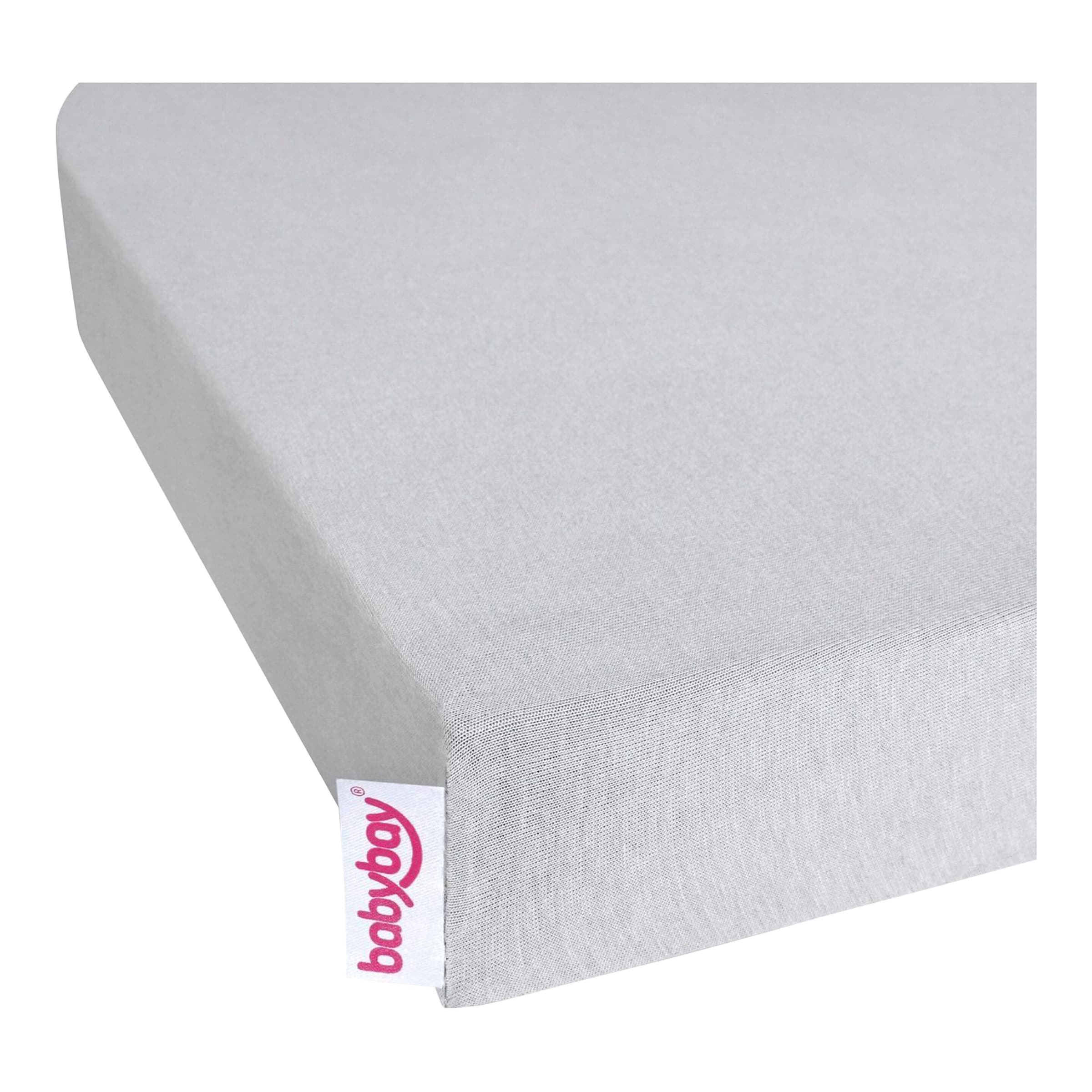 Babybay® 2er-Pack Jersey-Spannbetttücher Deluxe für Beistellbett Maxi, Midi, Boxspring, Comfort und Comfort Plus