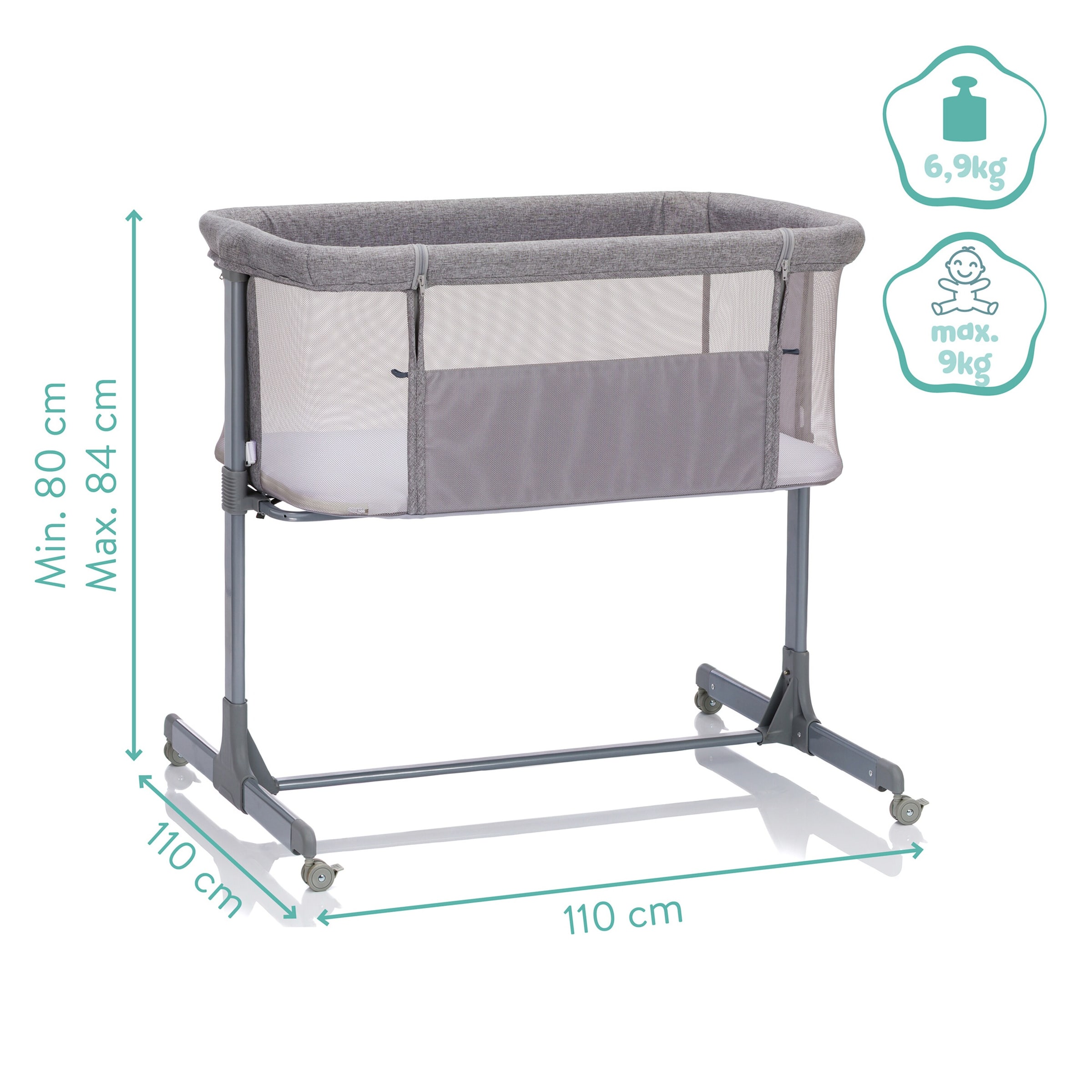 Fillikid Beistellbett Eco