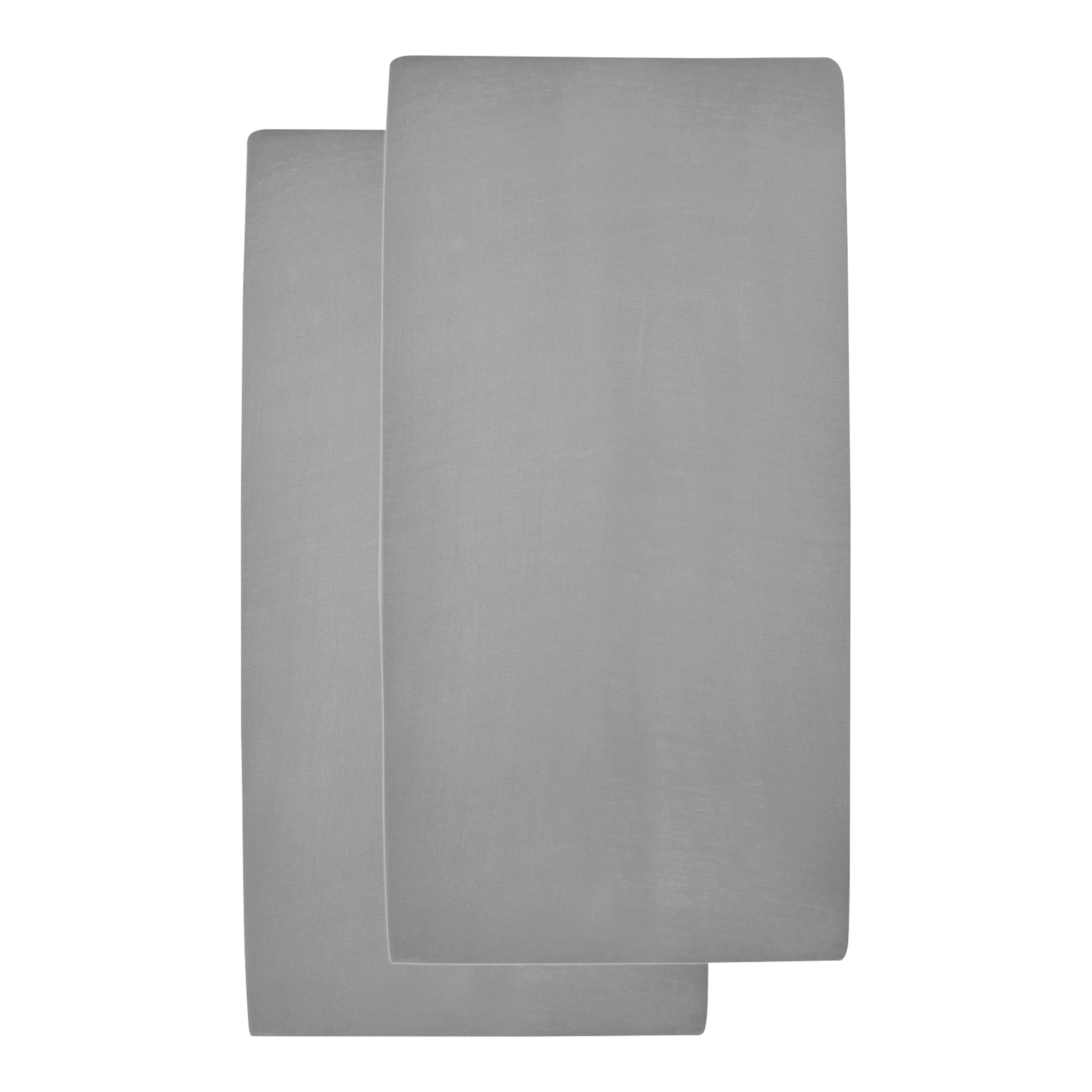 Meyco Baby 2er-Pack Jersey-Spannbetttücher 60x120 cm