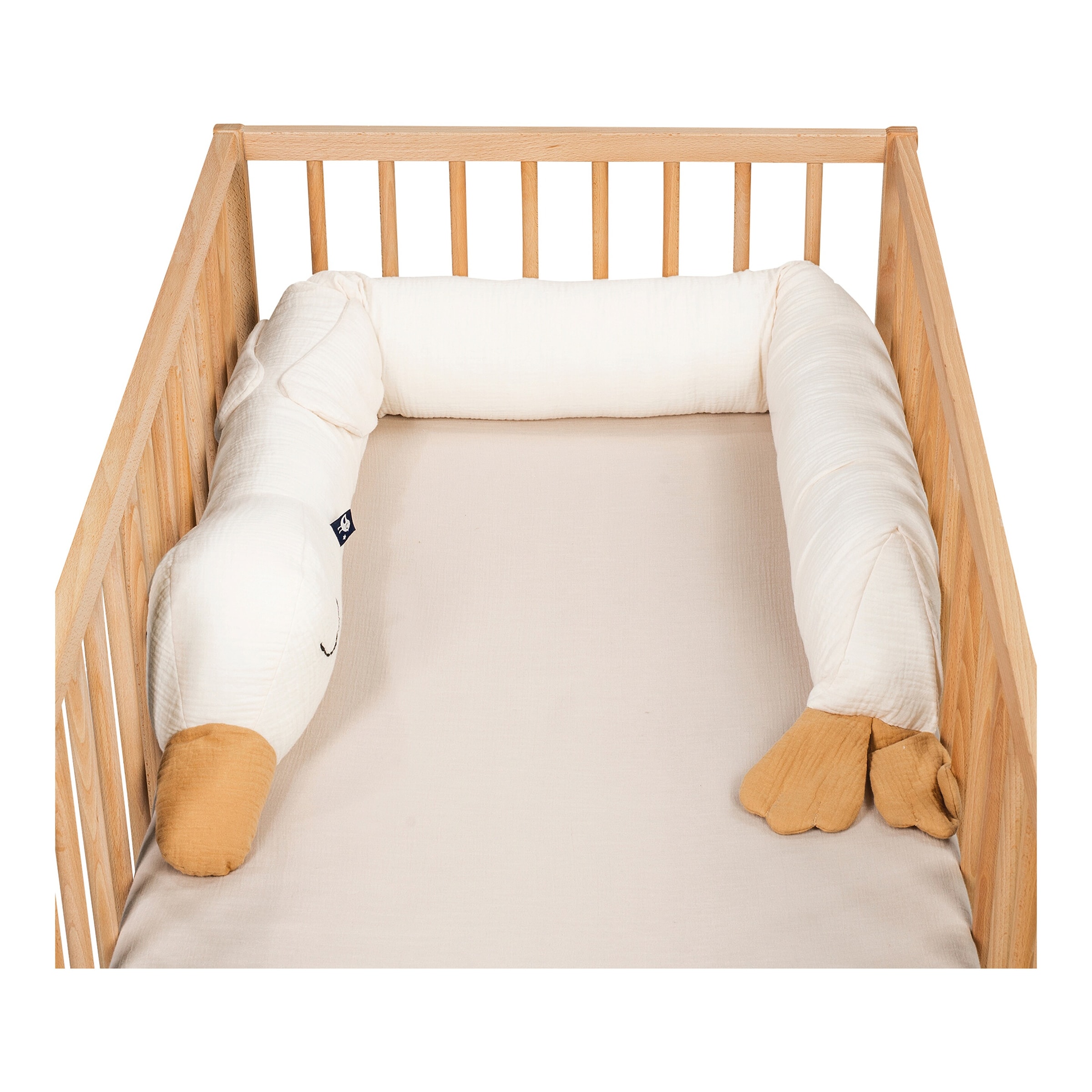 Julius Zöllner Bettschlange Musselin Sleep Buddy 180 cm