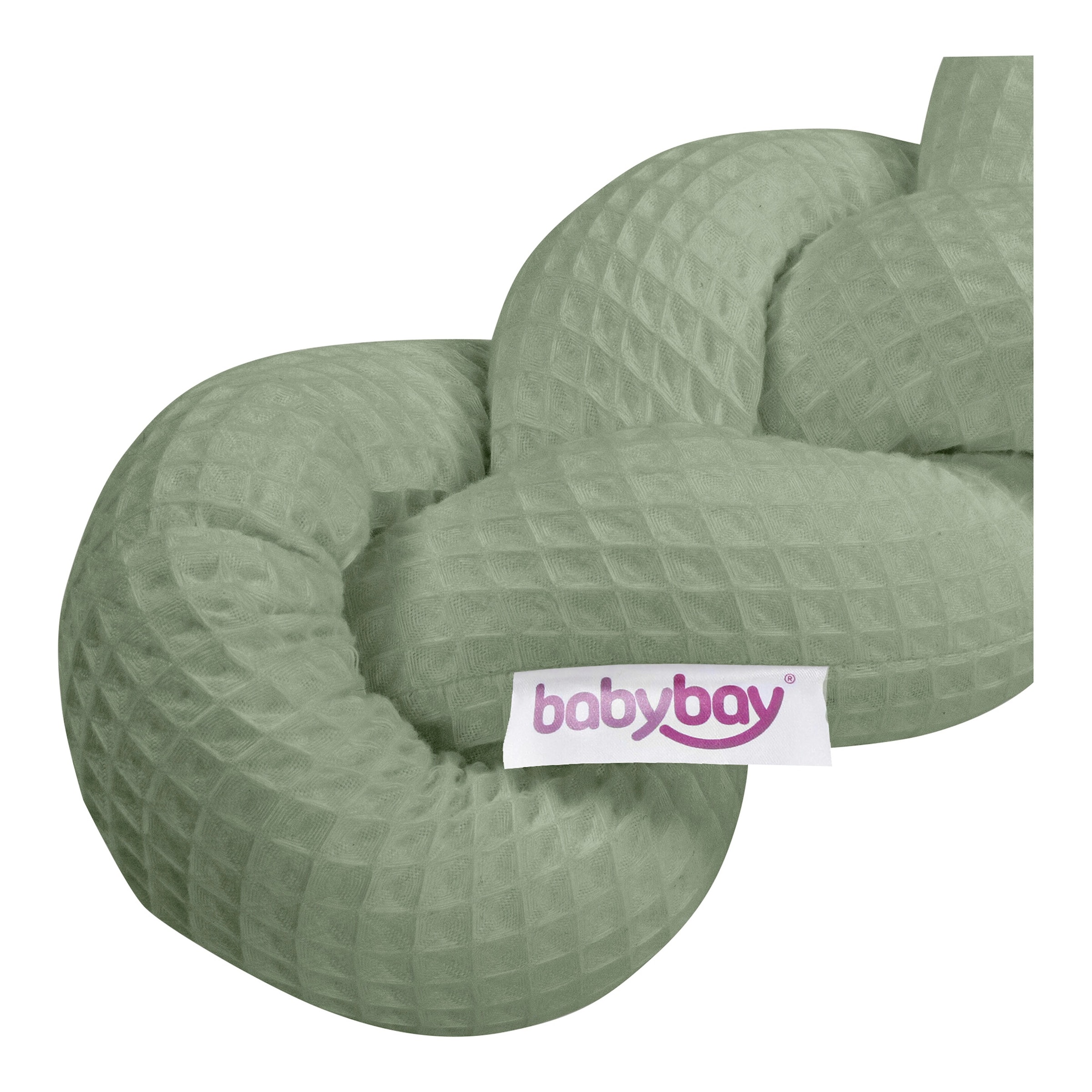 Babybay® Nestchenschlange Waffelpiqué geflochten uni 280 cm