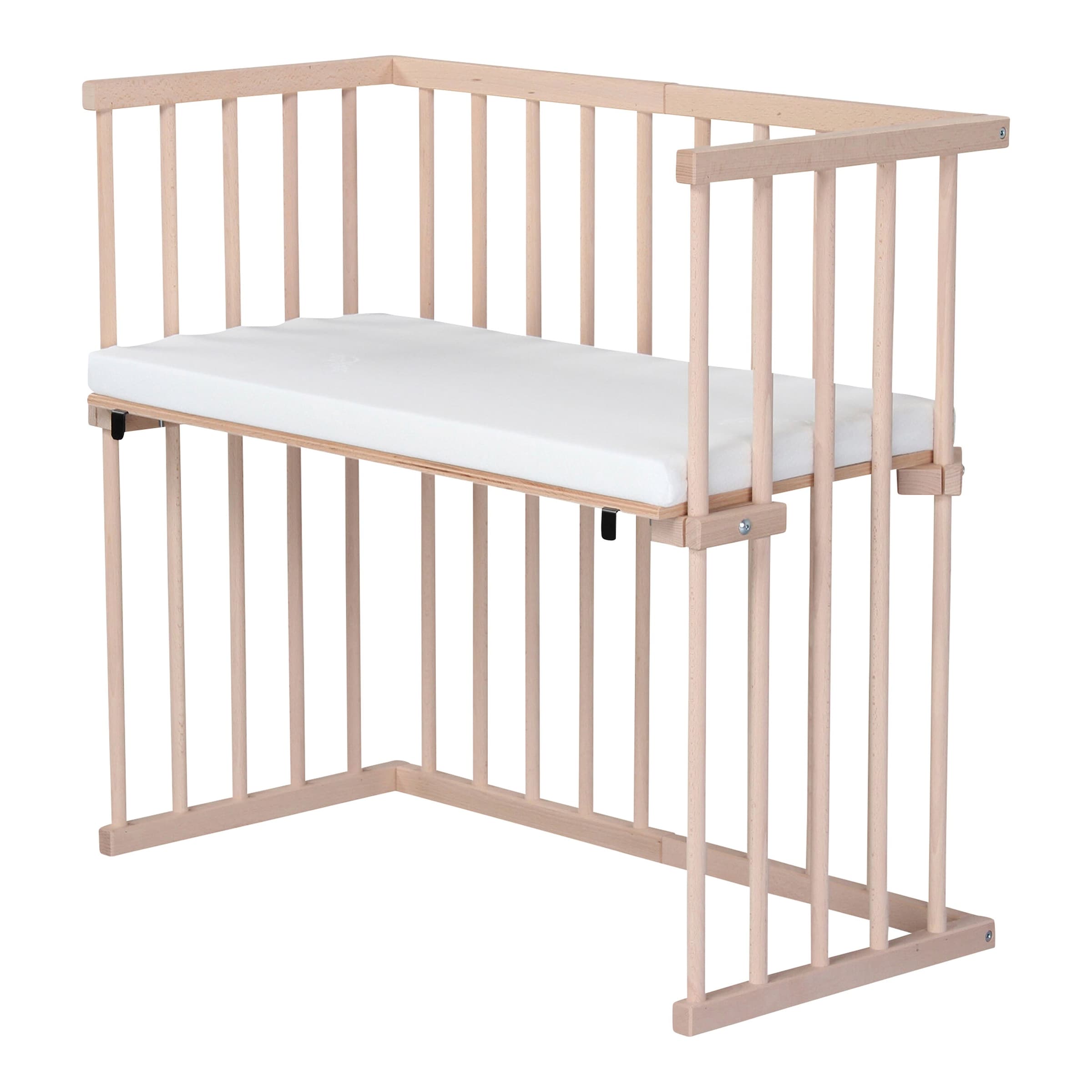 Dreamgood Beistellbett Buche inkl. Matratze Prime