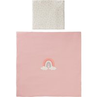 Bornino Home Wende-Bettwäsche Regenbogen 35x40 / 80x80 cm
