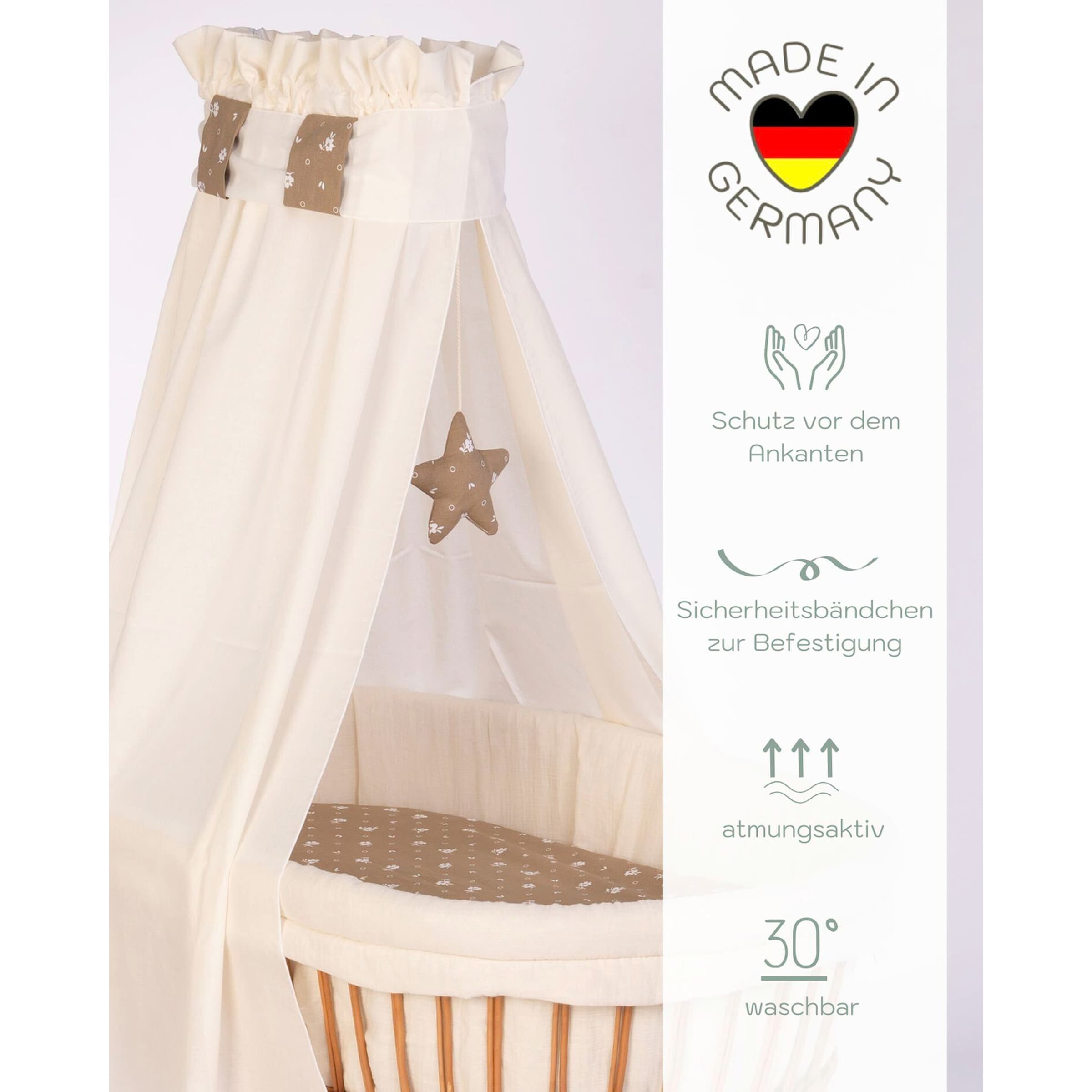 Mionido Textiles Set für Stubenwagen