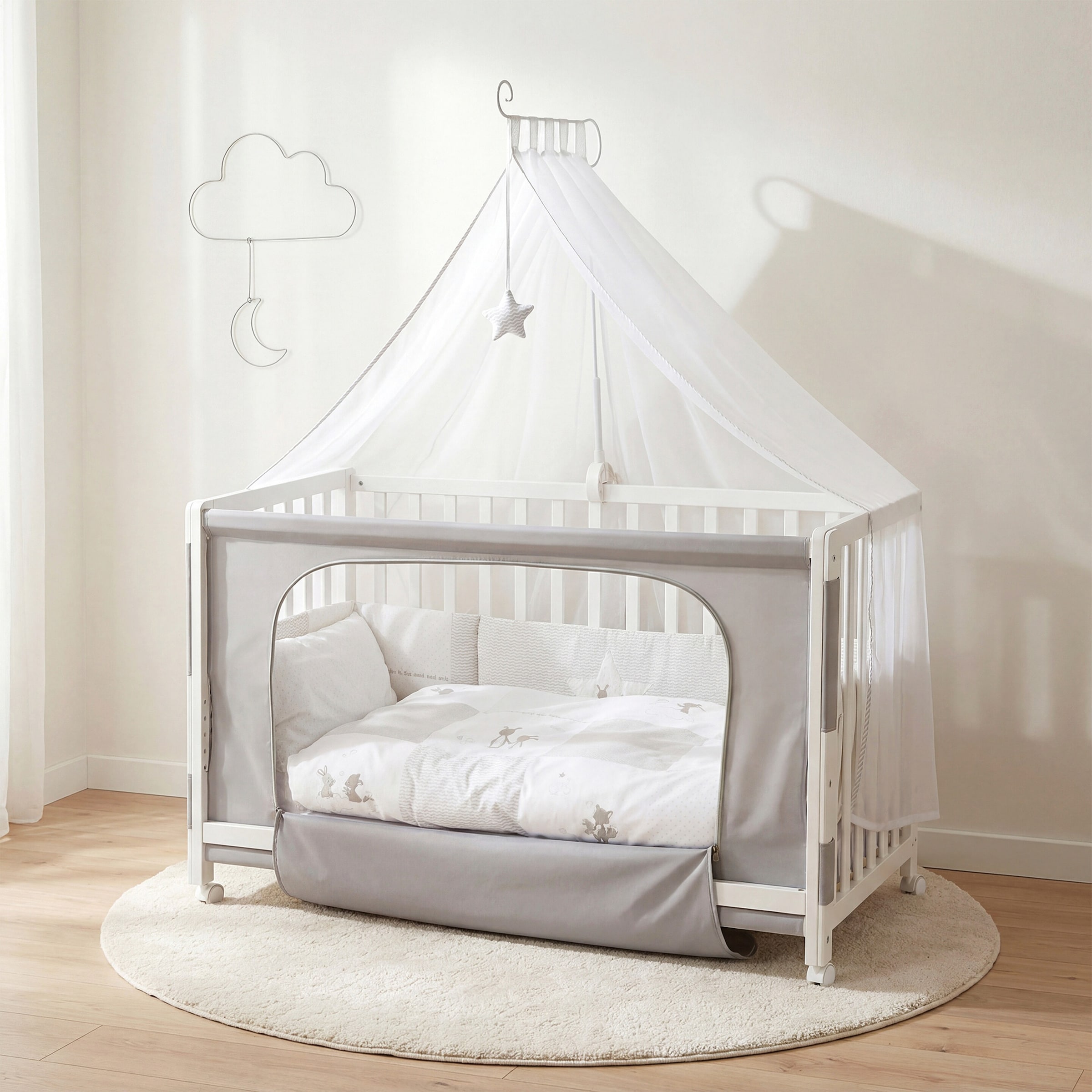 Roba Babybett Fox & Bunny 60x120 cm