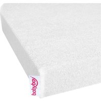 Babybay® Frottee-Spannbettuch wasserdicht für Beistellbett Maxi, Midi, Boxspring, Comfort und Comfort Plus