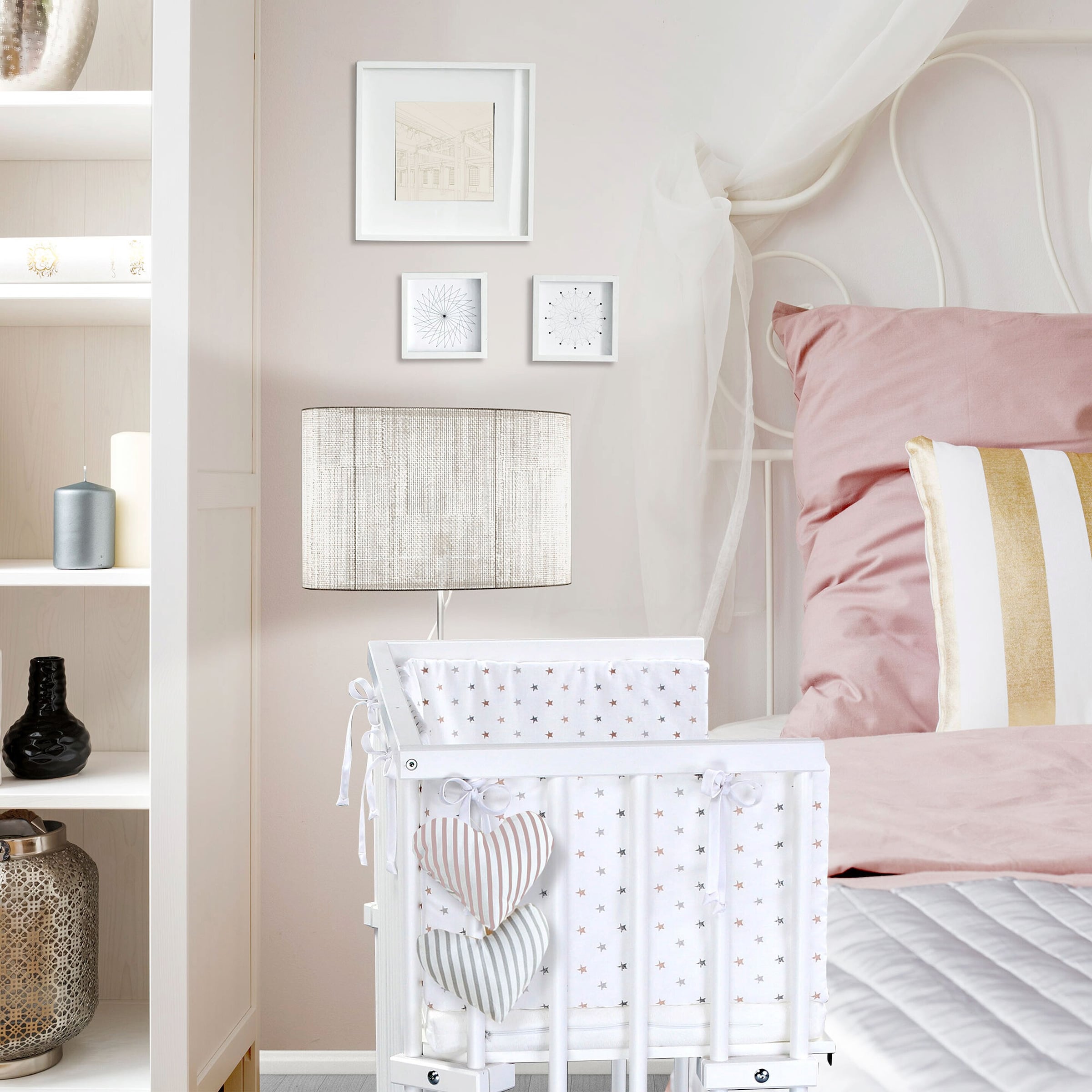 Dreamgood Beistellbett Buche inkl. Matratze Prime