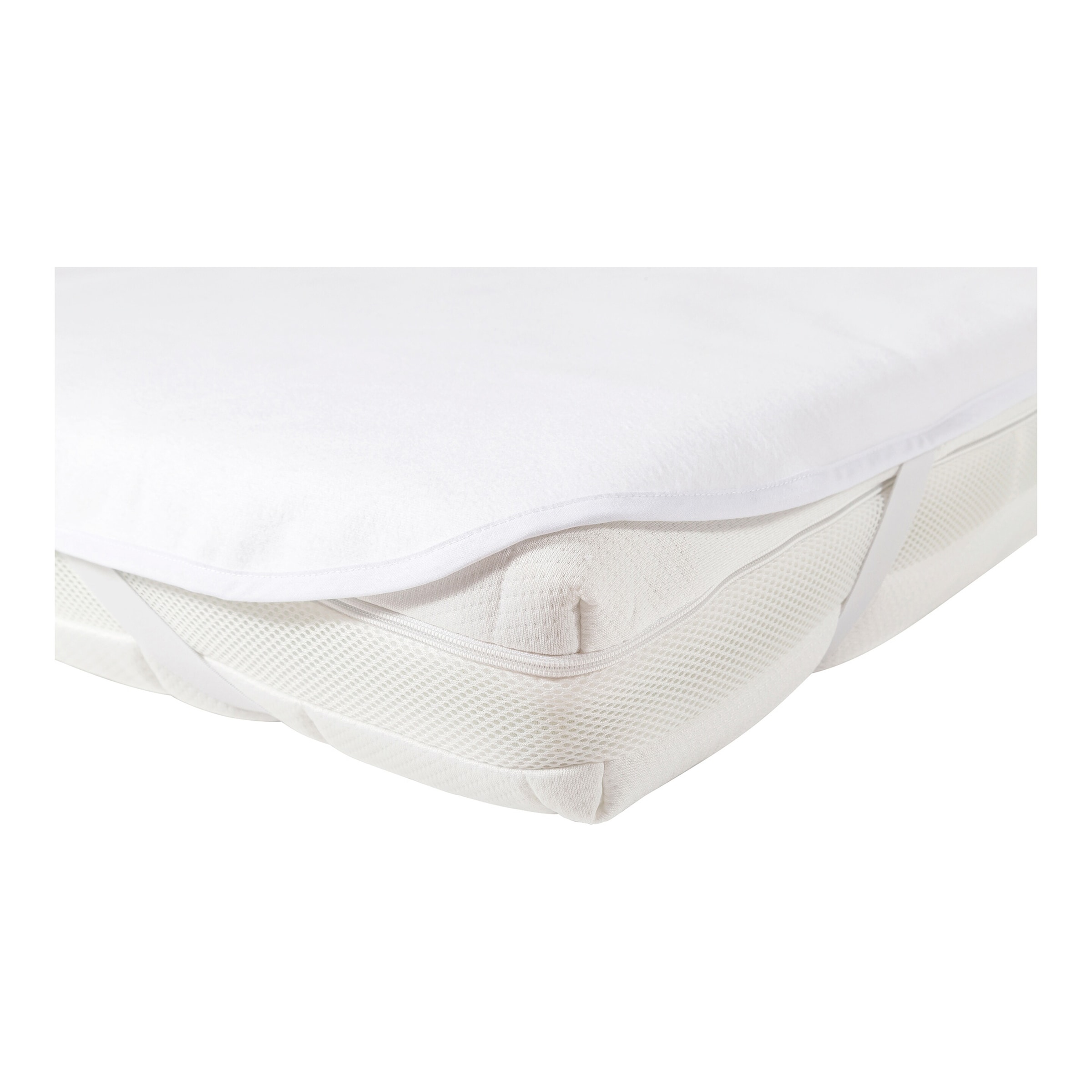 Bornino Home Molton-Matratzenauflage wasserdicht mit Spanngummis