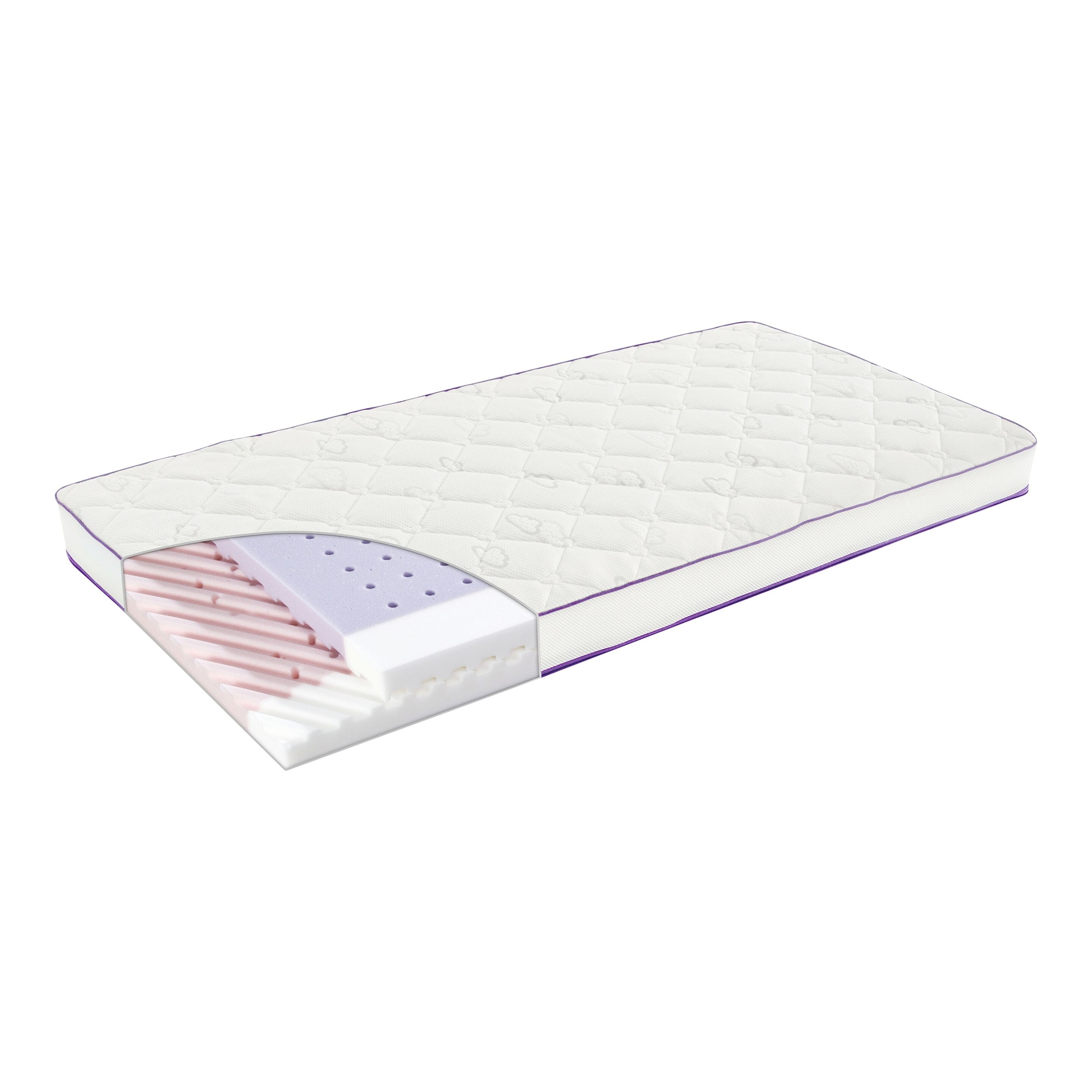 Träumeland Matratze Polarstern 70x140 cm Anti Allergie Kaltschaum