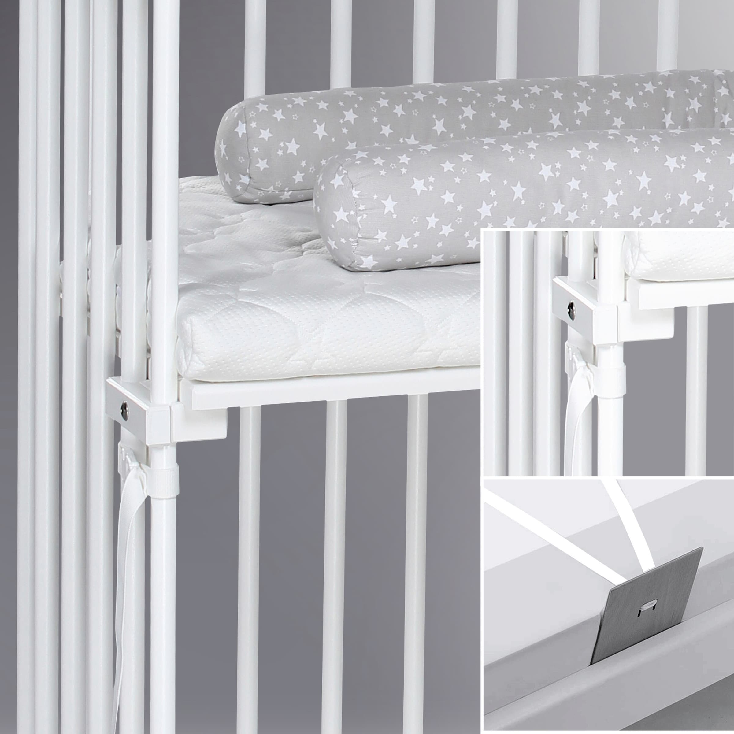 Babybay® Beistellbett Boxspring XXL inkl. Matratze Classic Fresh