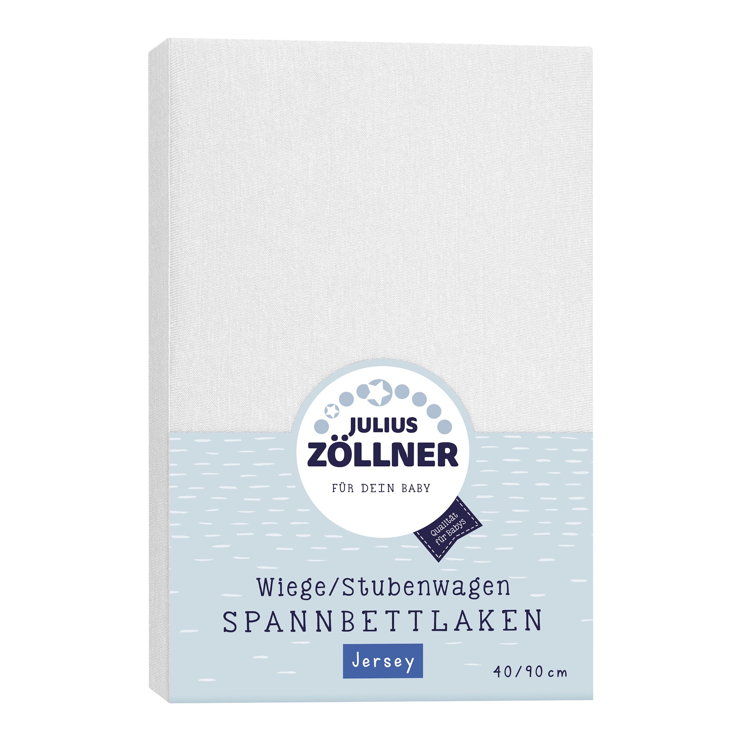 Julius Zöllner Jersey-Spannbetttuch 40x90 cm