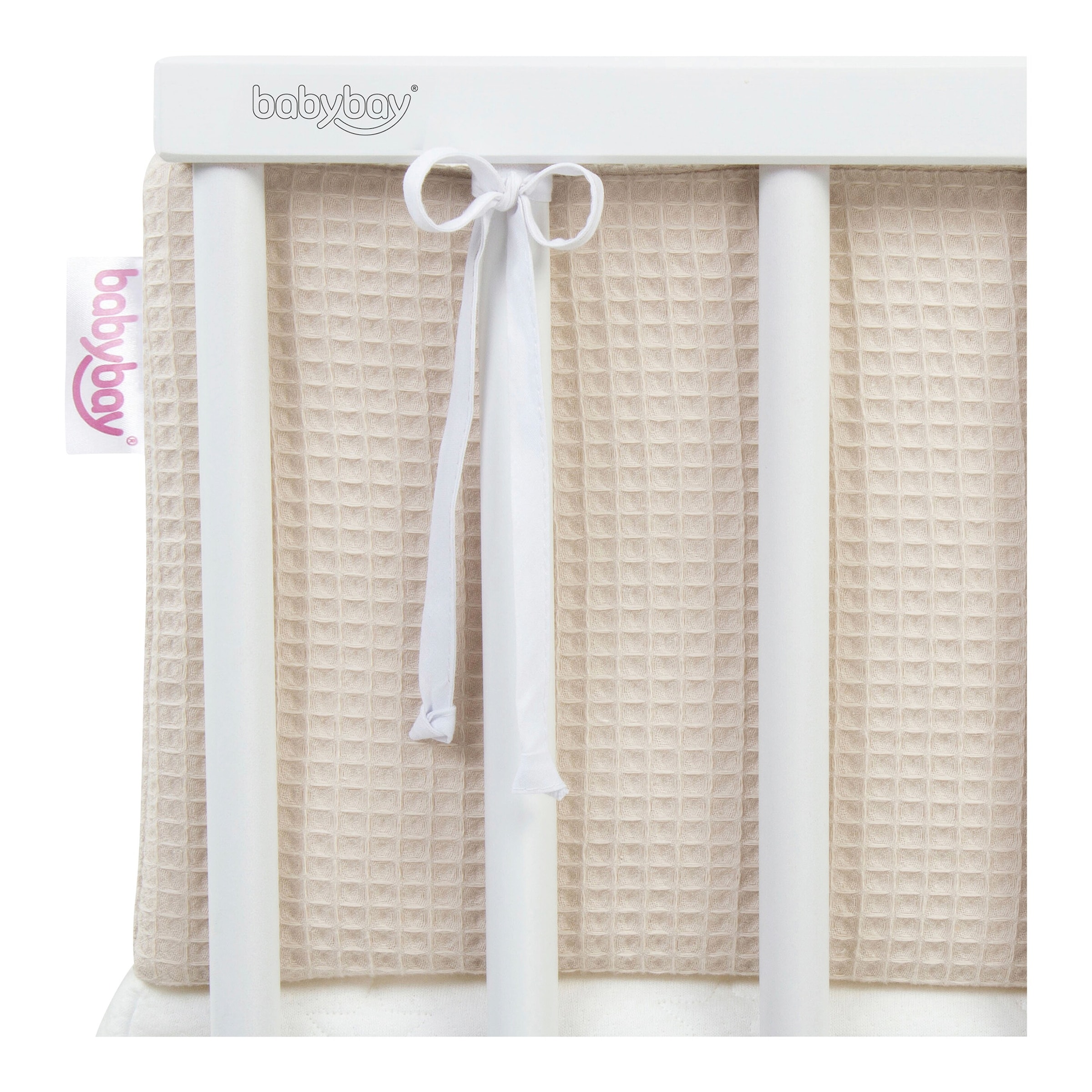 Babybay® Nestchen Waffelpiqué passend für Modell Maxi, Boxspring, Comfort und Comfort Plus