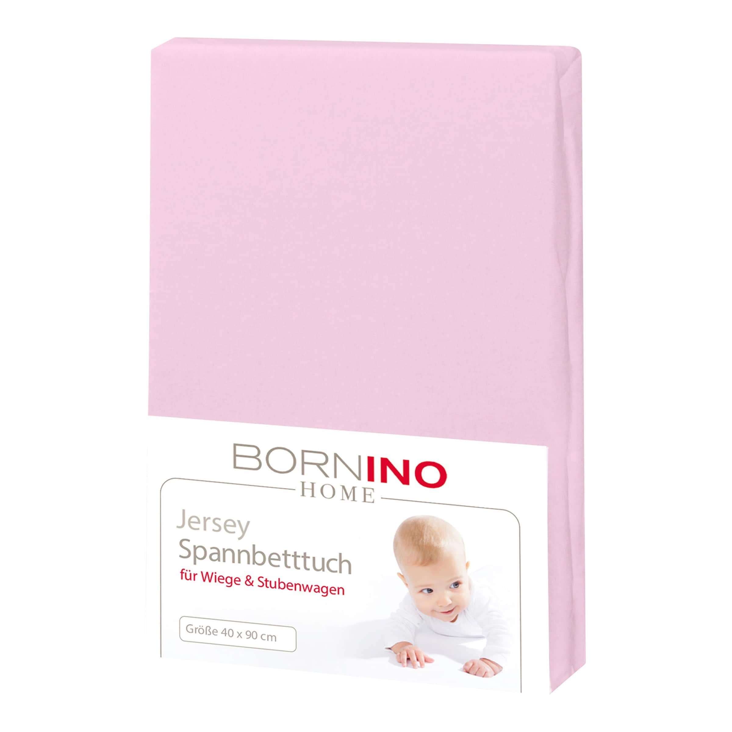 Bornino Home Jersey-Spannbetttuch 40x90 cm